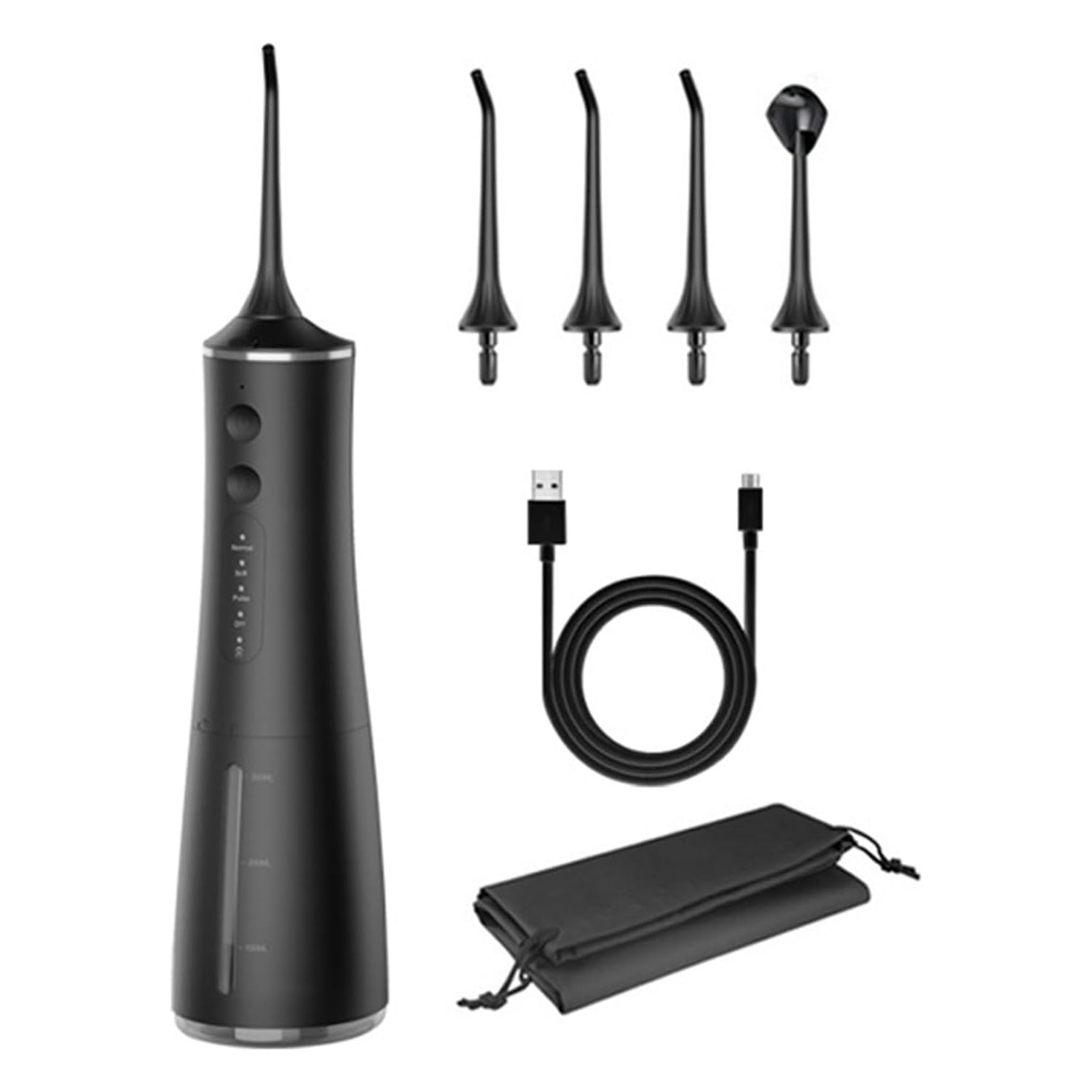 Hydropulseur dentaire avancé sans fil pour dents avec 4 pointes de jet et plusieurs modes, Irrigateur oral portatif étanche à dents électrique