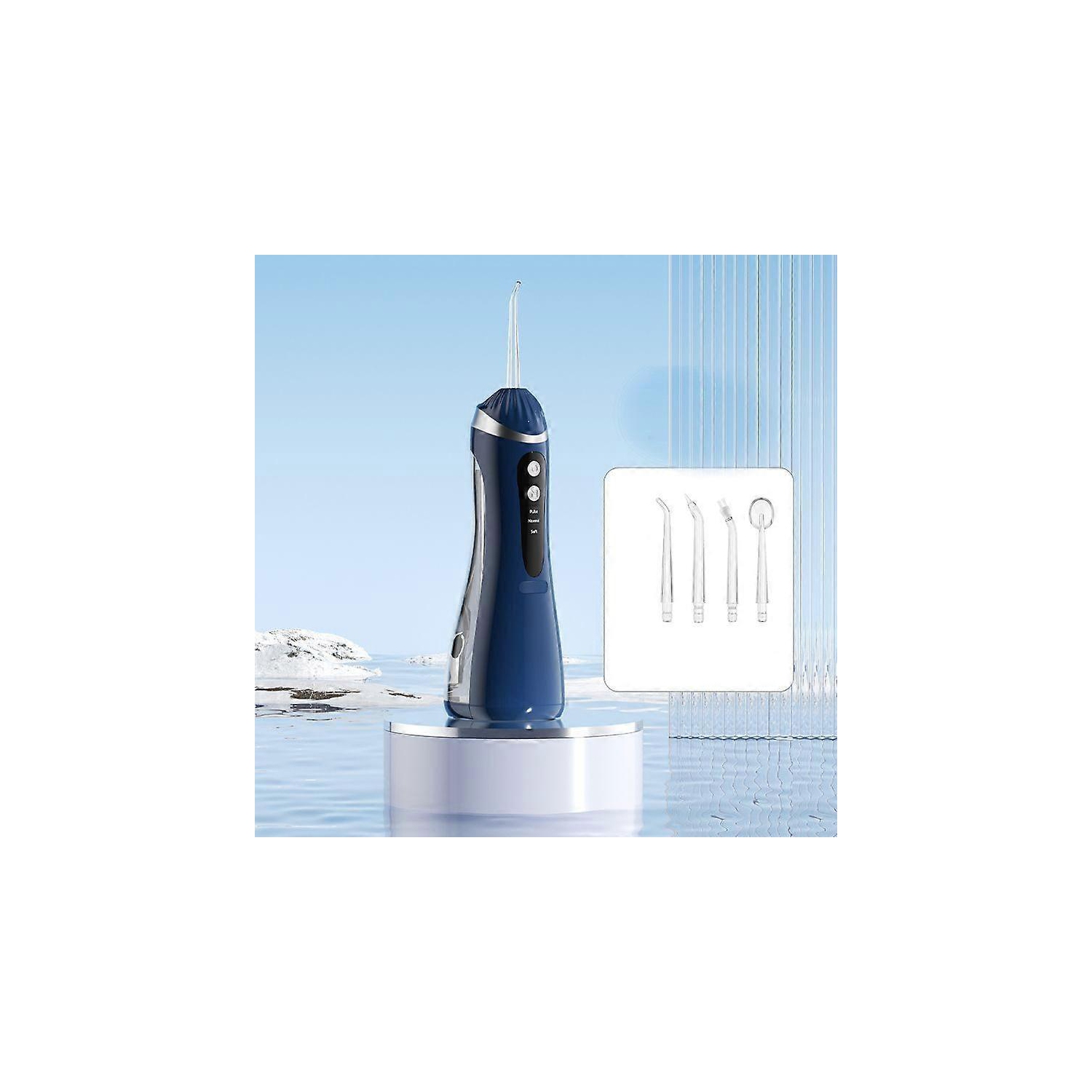 Hydropulseur Long-Last - Grand réservoir, matériaux de qualité alimentaire, idéal pour les voyages et la maison