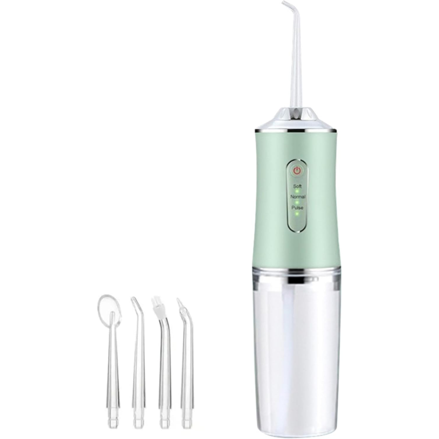 Nettoyant pour les dents, rechargeable - étanche, portatif sans fil Irrigateur dentaire buccal, hydropulseur pour dents, 3 modes 4 buses, adapté pour