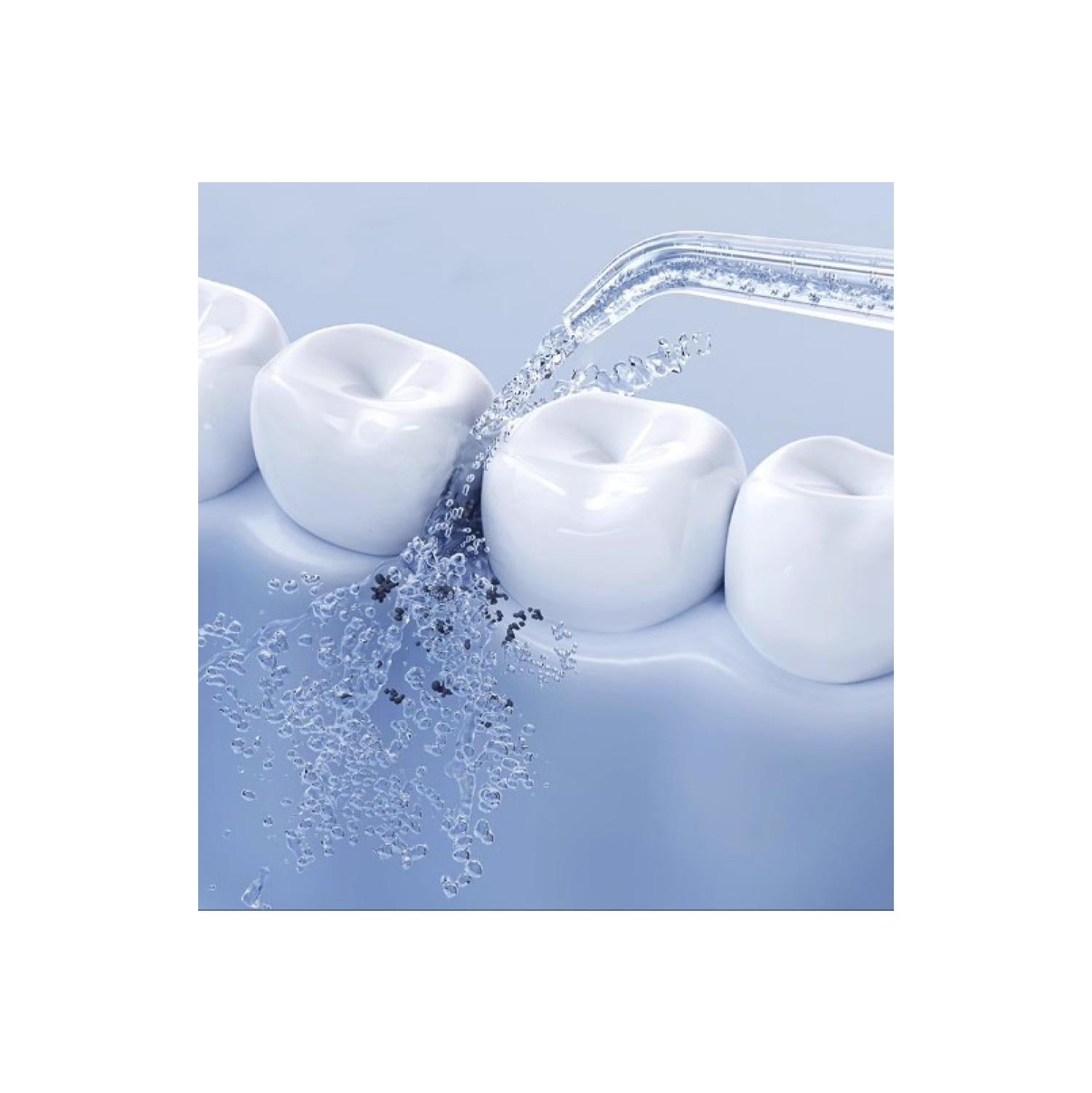 Hydropulseur électrique portatif étanche nettoyant buccal ménager vaporisateur(eau nettoyant les dents en violet)