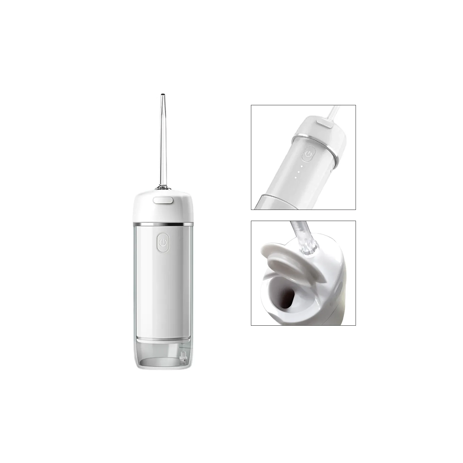 Petit hydropulseur électrique intelligent sans fil, hydropulseur portatif domestique électrique pour le nettoyage et la correction des dents,