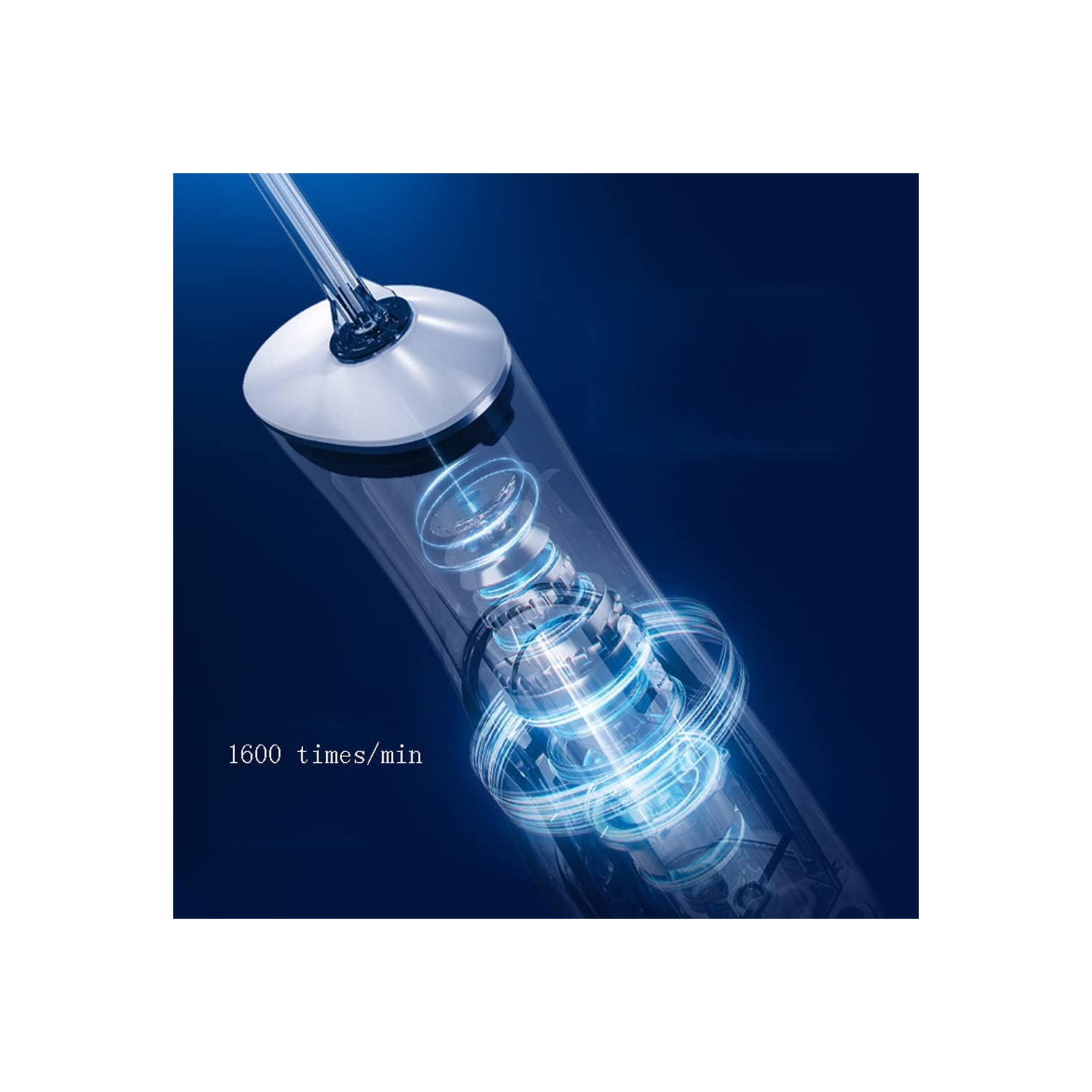 Hydropulseur à 3 modes - 4 buses, étanche IPX7 et rechargeable par USB pour le nettoyage des dents en profondeur