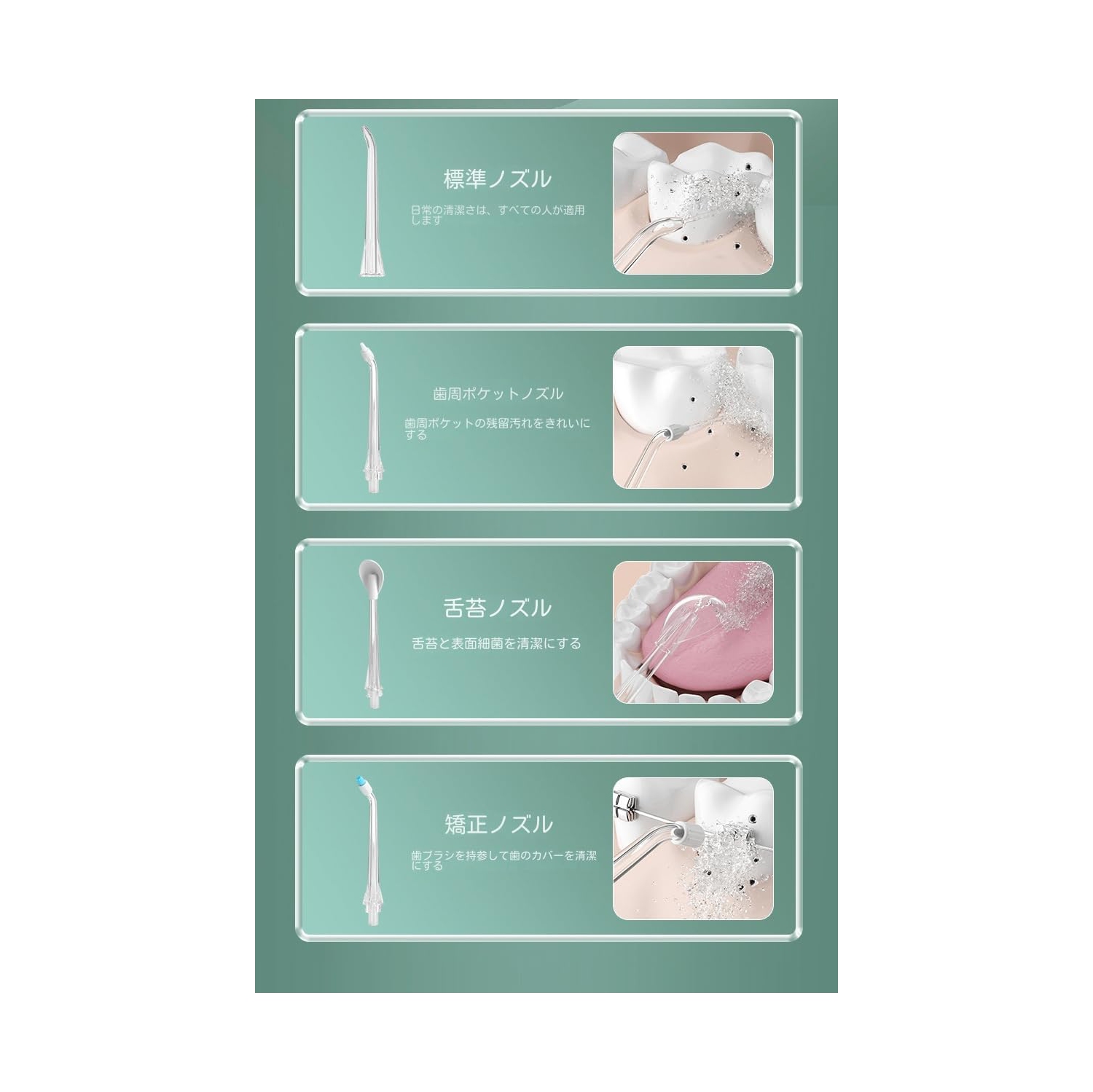 Hydropulseur à dents sans fil, hydropulseur électrique portatif rechargeable pour adulte pour la maison ou les voyages, 3 modes, 5 buses, étanche