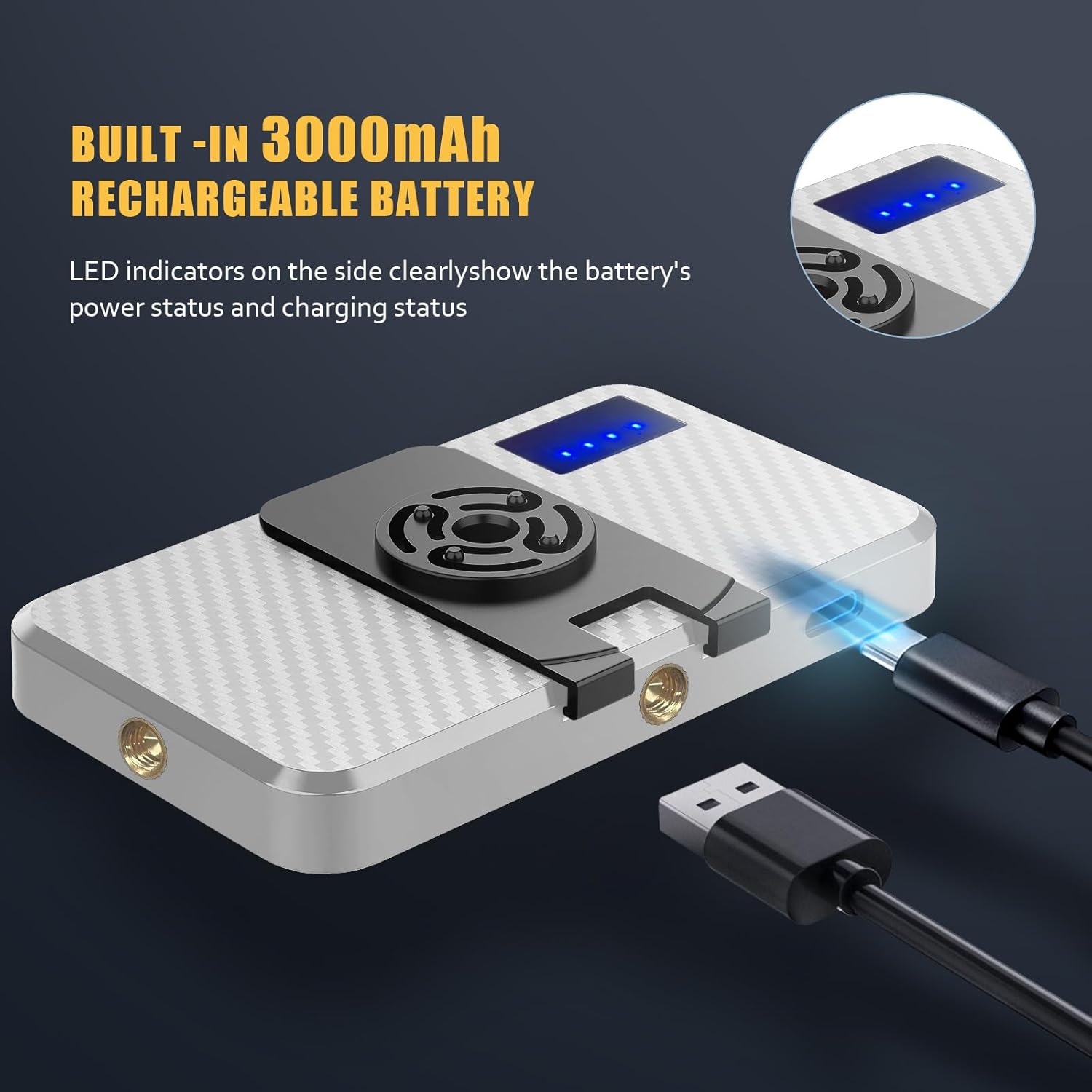 168 LED Selfie Light for iPhone, iPhone Light,Portable Phone Light, 3000Mah Rechargeable Video Light, Adjusted 3 Light Modes, for iPhone, Camera,