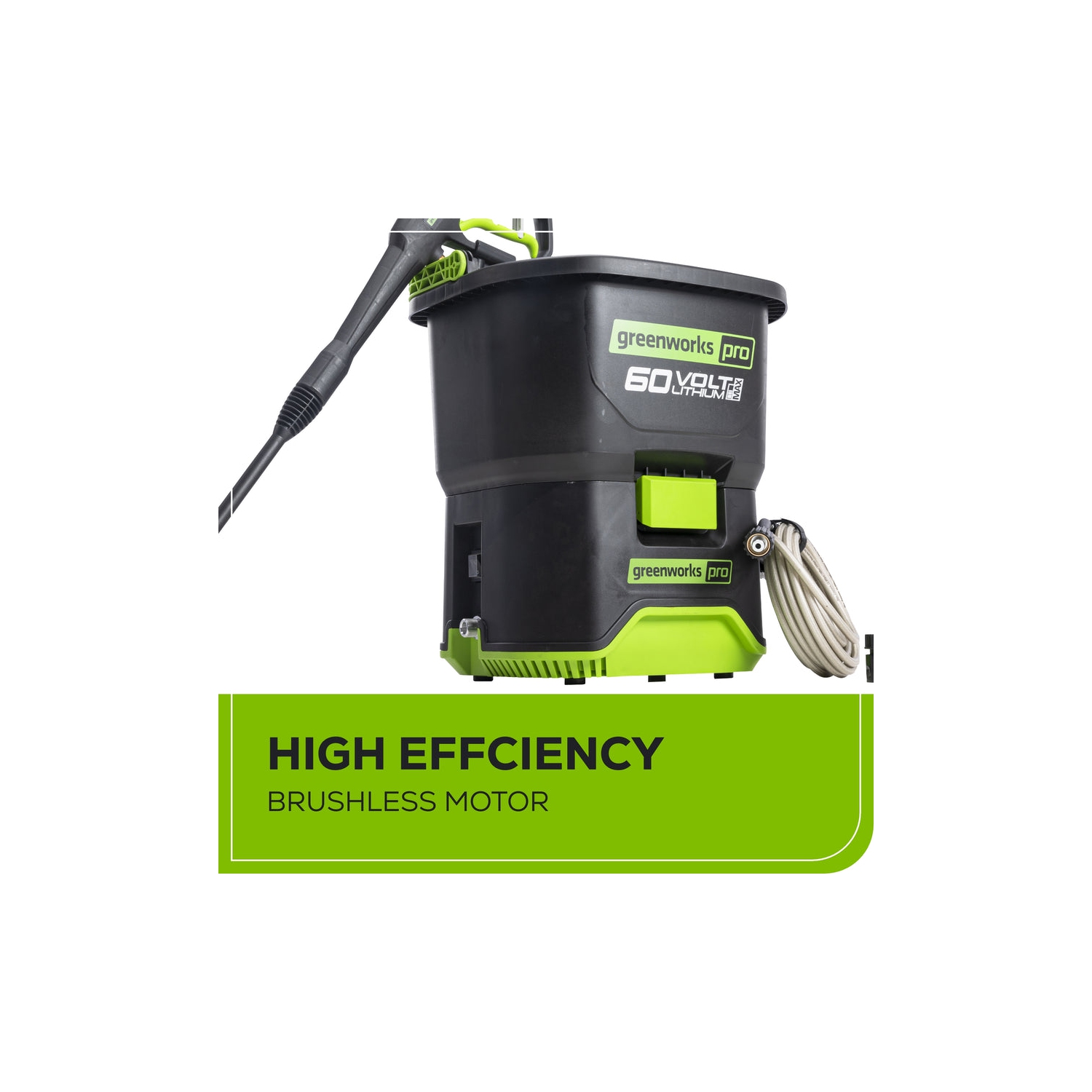 Greenworks 60V 1800 PSI 1.0 GPM Bucket Pressure Washer