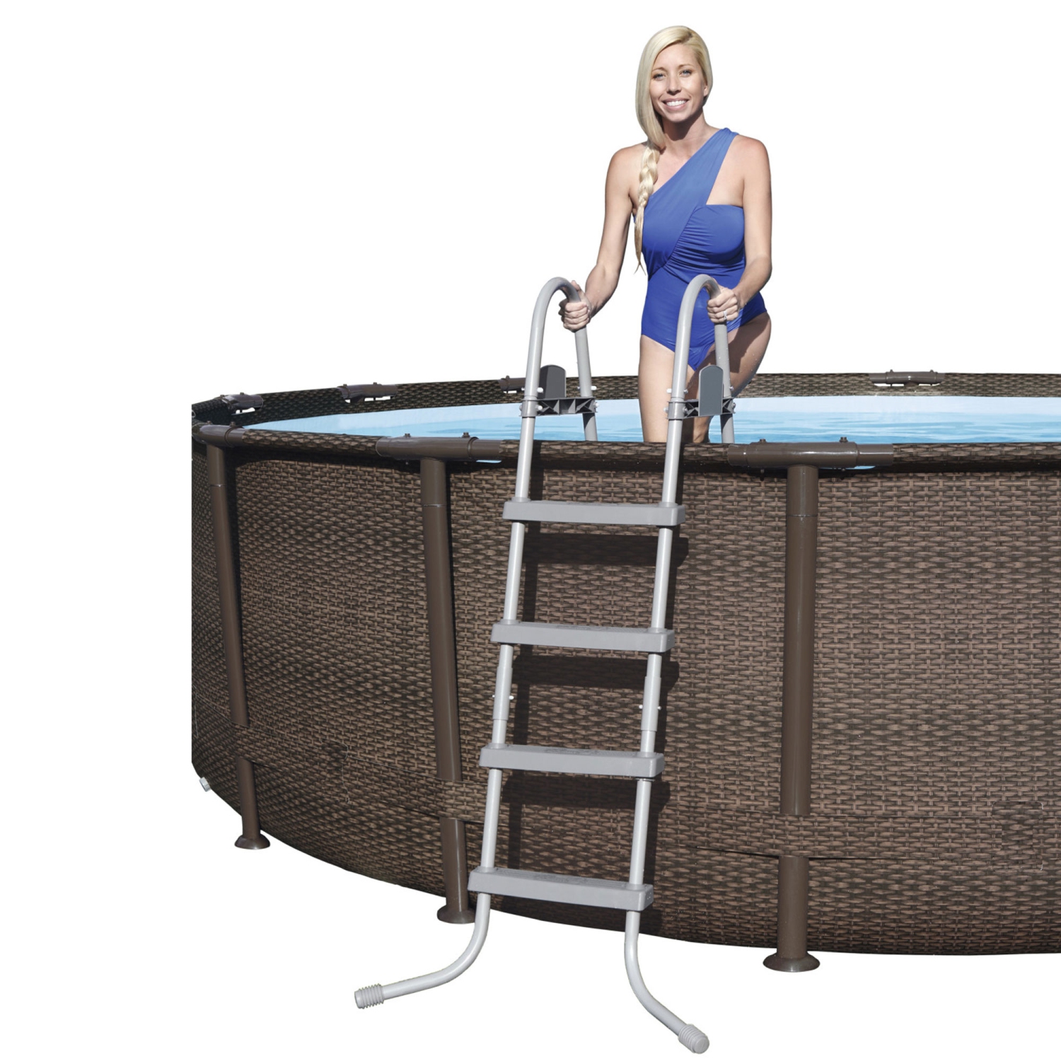Piscine extérieure hors terre 14 pi x 42&nbsp;po Power Steel de Bestway avec pompe