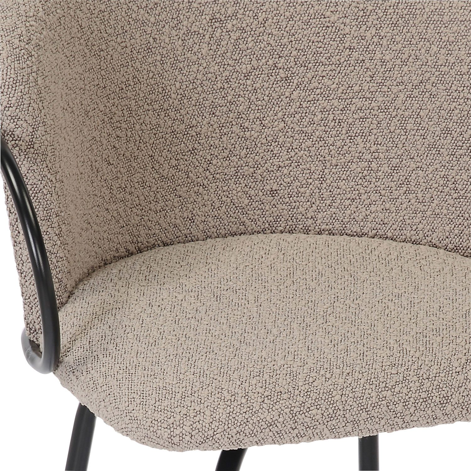 !Nspire Kalani Contemporary Counter Height Swivel Barstool - Set of 2 - Warm Grey