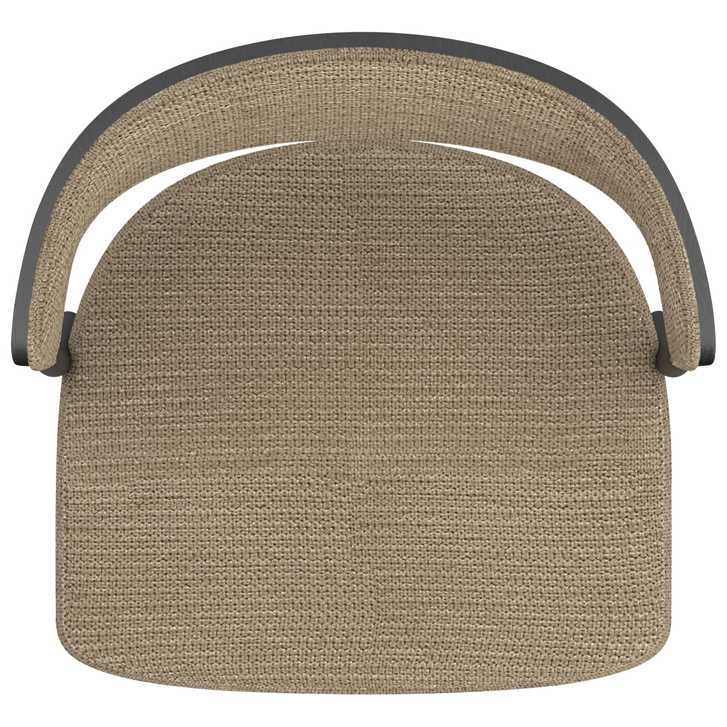 Tabouret de bar contemporain à hauteur réglable et vérin pneumatique Kazan de !NSpire - Ensemble de 2 - Beige foncé