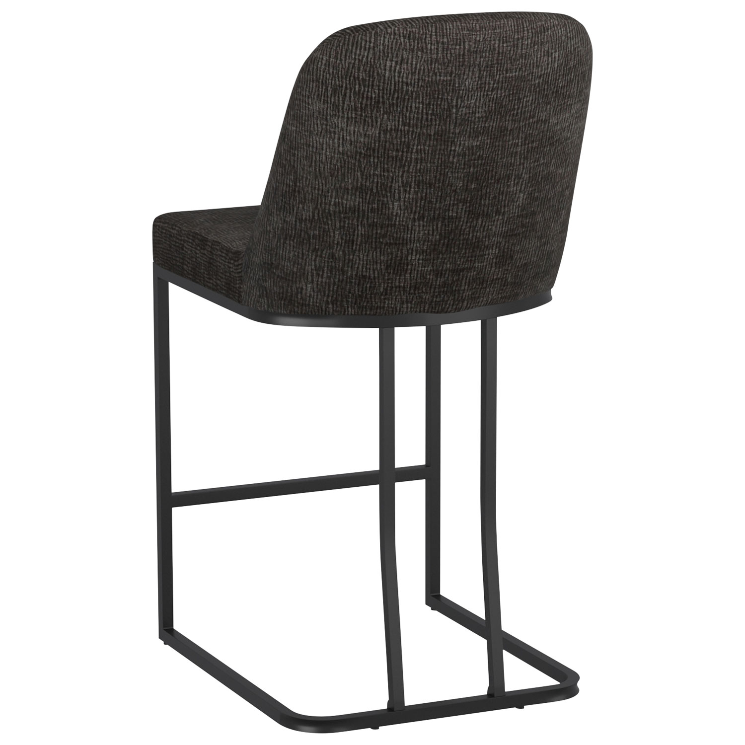 !NSpire Dario Contemporary Counter Height Barstool - Set of 2 - Charcoal