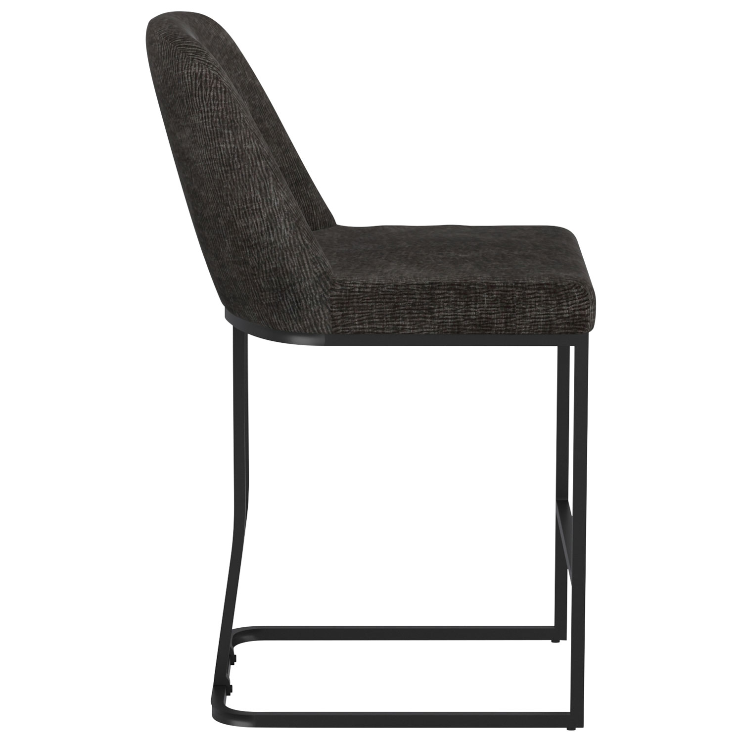 !NSpire Dario Contemporary Counter Height Barstool - Set of 2 - Charcoal