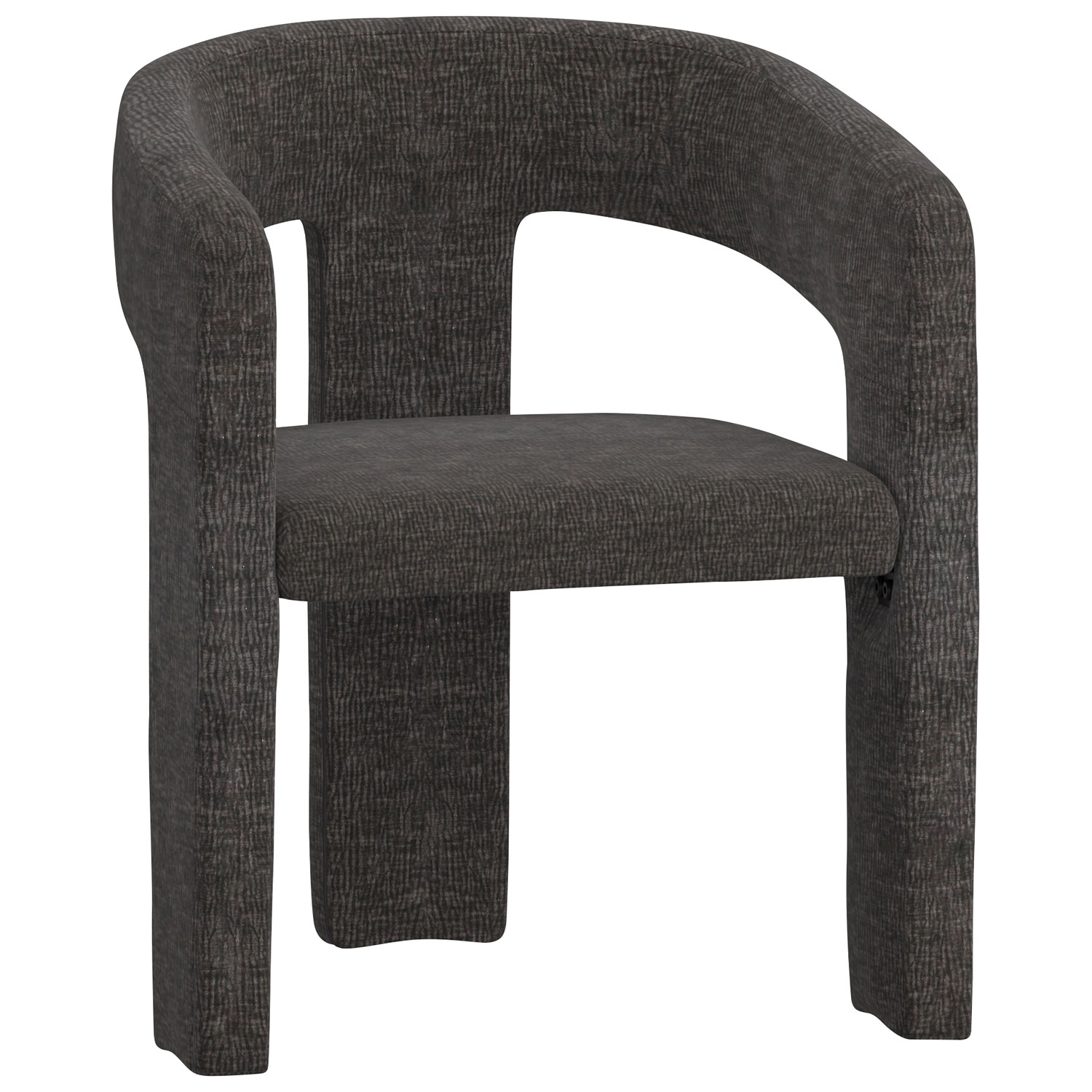 !Nspire Amara Contemporary Fabric Dining Chair - Set of 2 - Charcoal