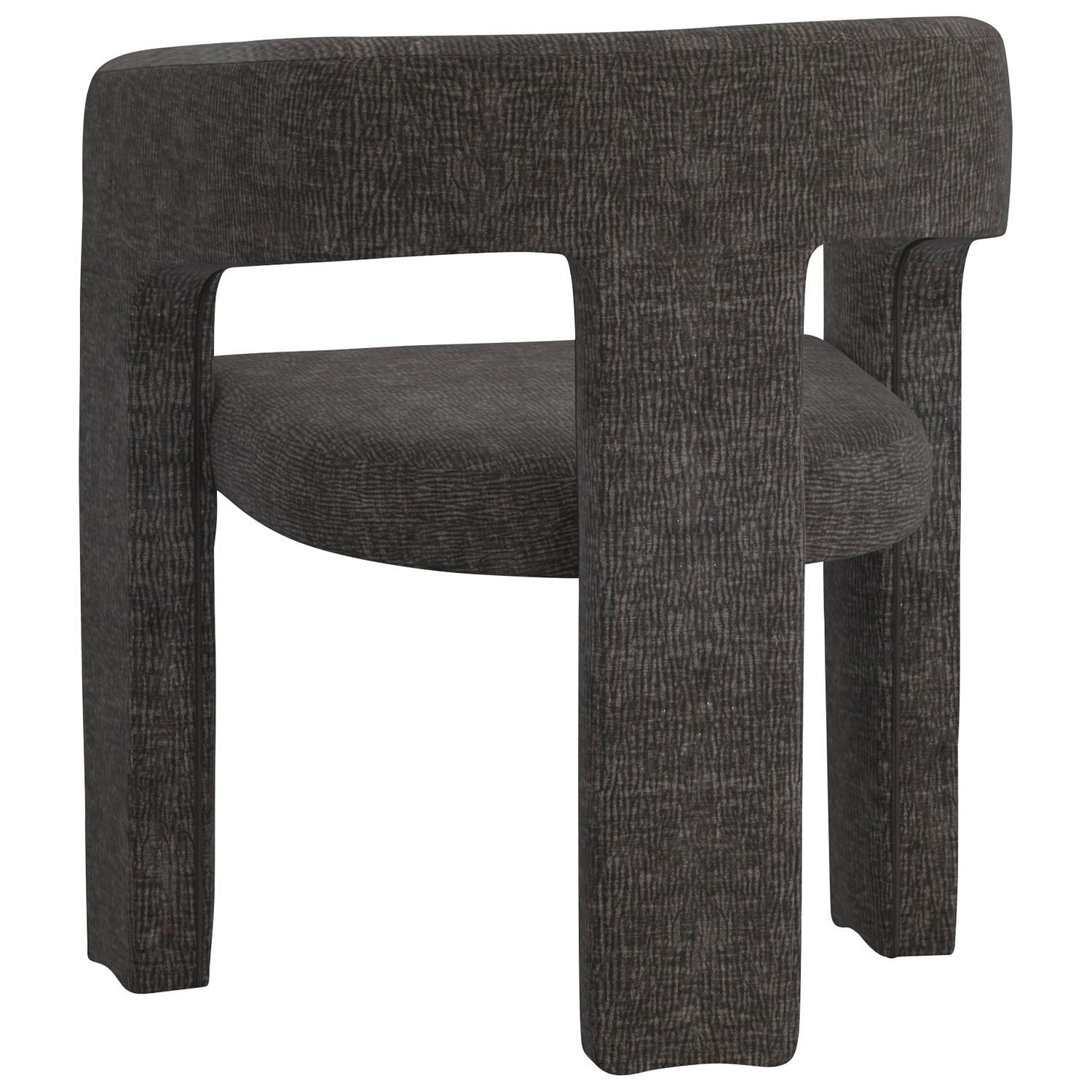 !Nspire Amara Contemporary Fabric Dining Chair - Set of 2 - Charcoal