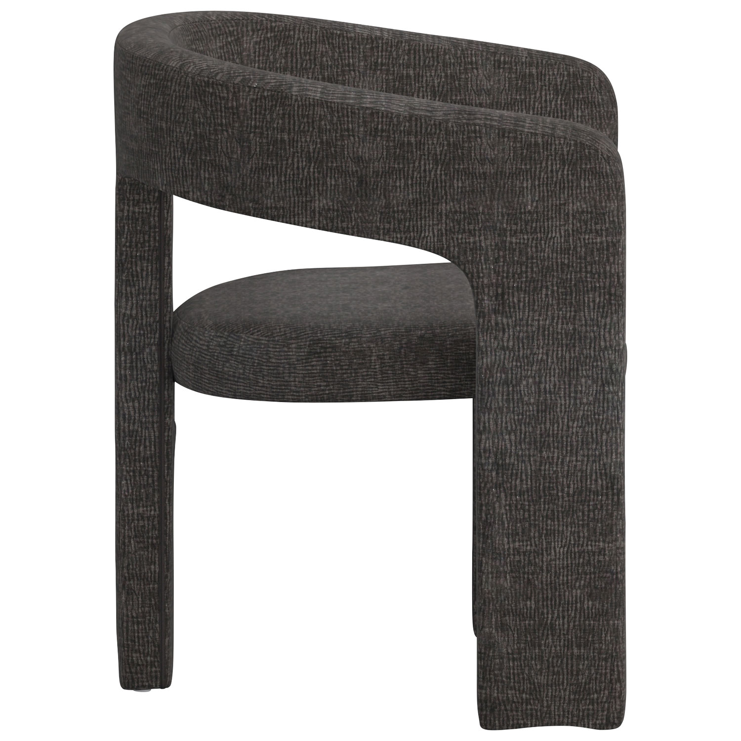 !Nspire Amara Contemporary Fabric Dining Chair - Set of 2 - Charcoal