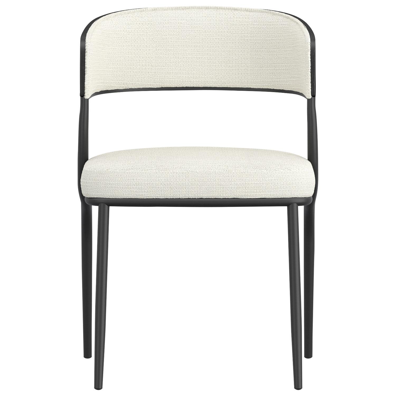 !Nspire Kazan Contemporary Fabric Dining Chair - Set of 2 - Ivory