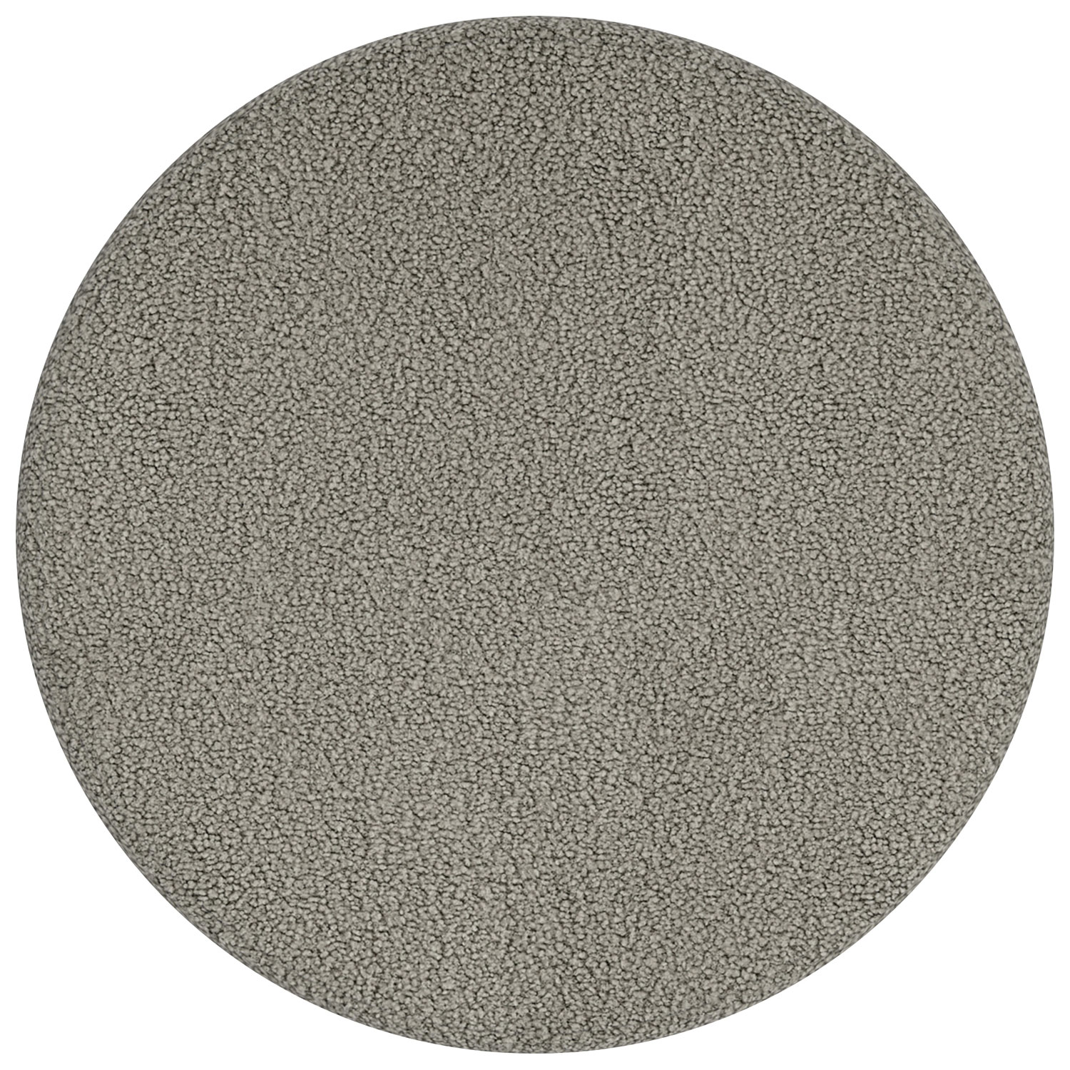 !Nspire Round Fabric Swivel Ottoman - Warm Grey