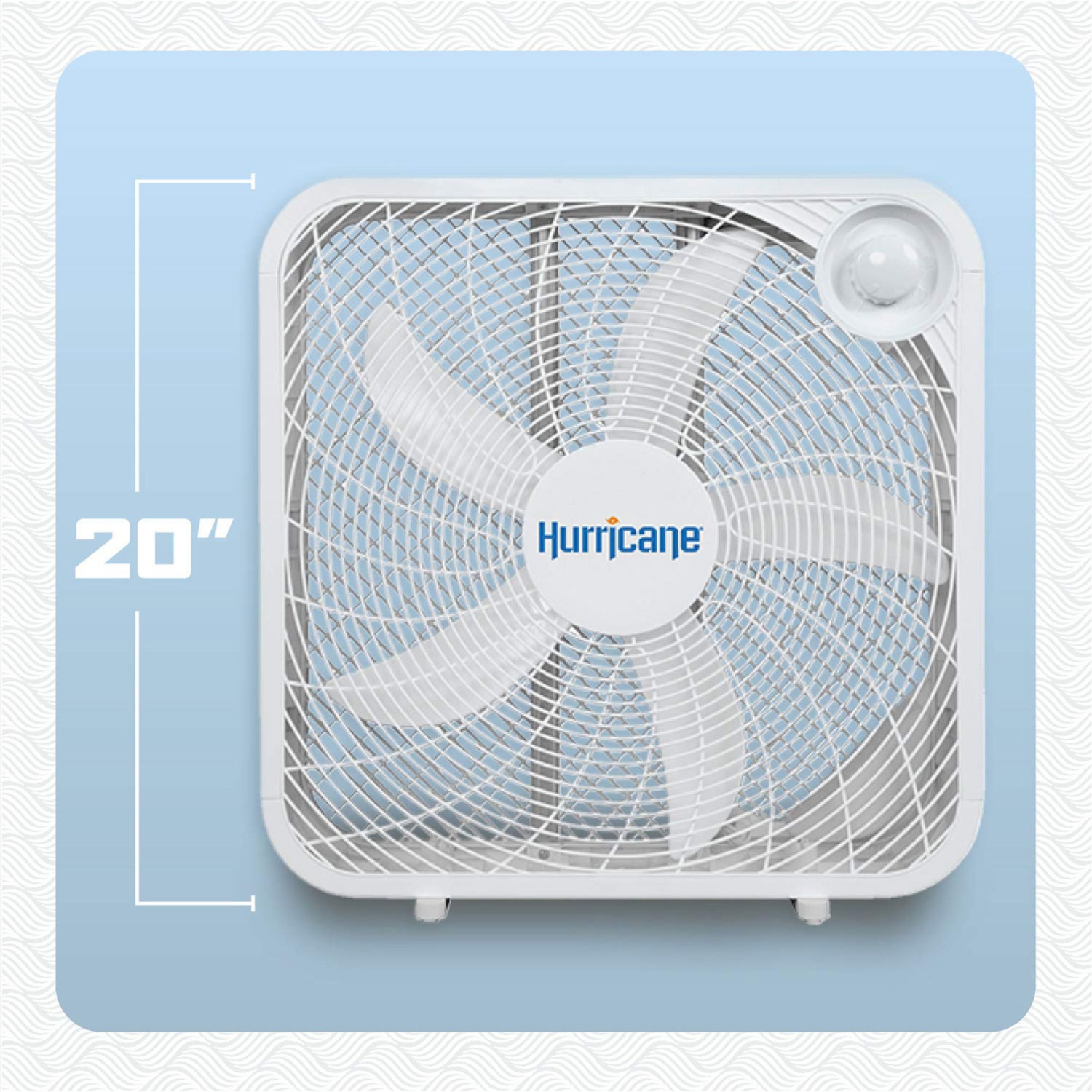 Ventilateur sur pied de 20&nbsp;po série Classic de Hurricane avec 3 réglages de vitesse efficaces