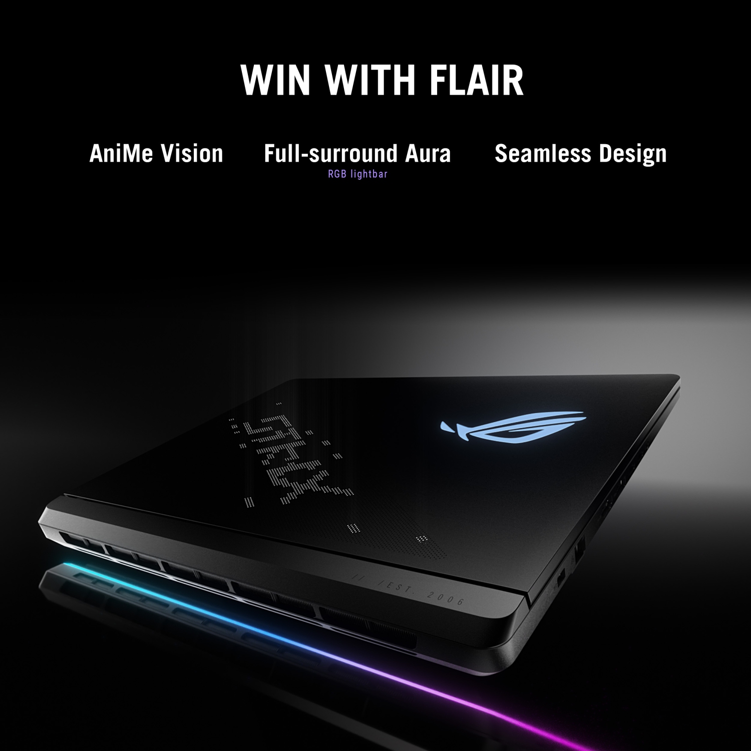 Portable de jeu de 16&nbsp;po ROG Strix SCAR d'ASUS - Noir