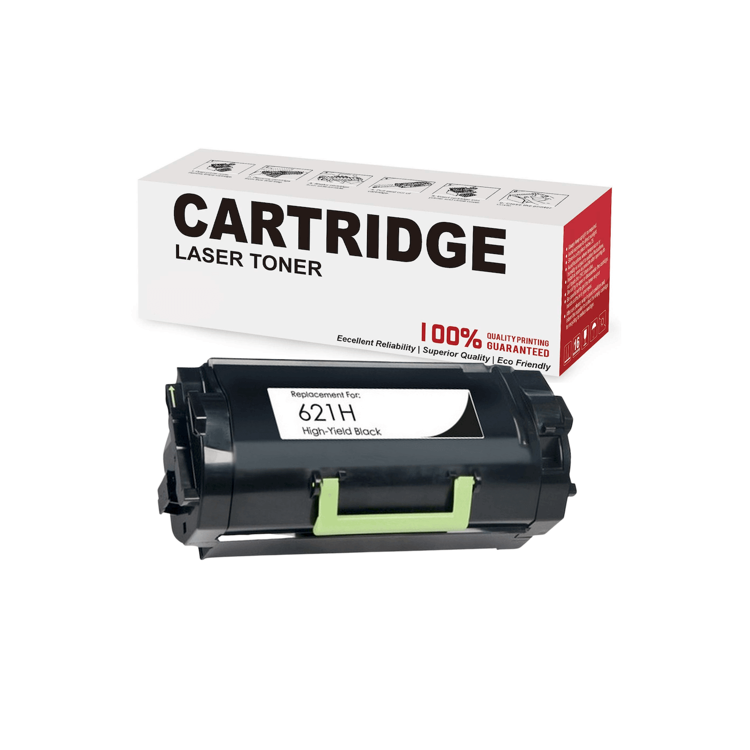 Cartouche de toner 62D1H00, 621H de Lexmark compatible avec MX710, MX711, MX810, MX811, MX812 - 25K de Lexmark