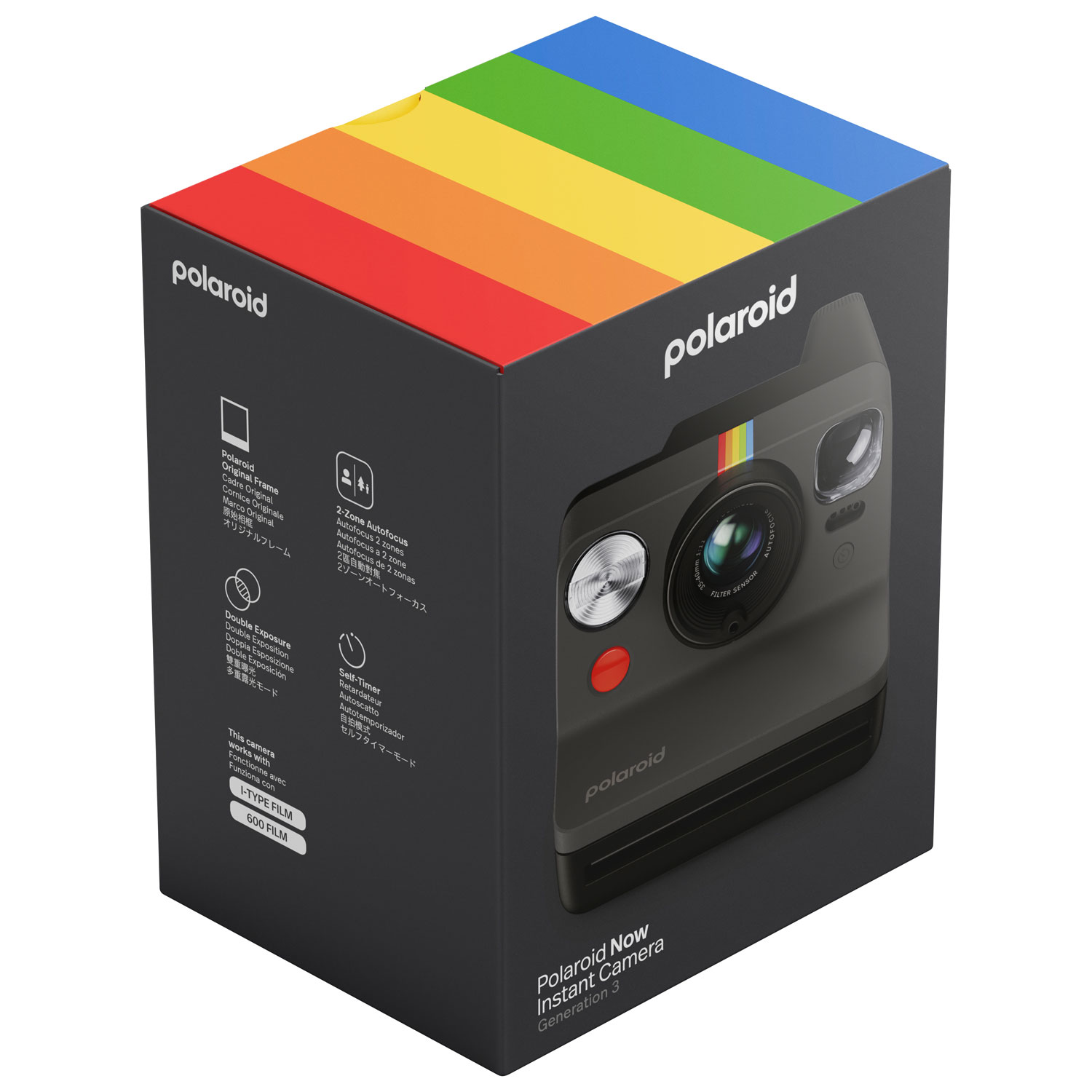Polaroid Now Gen3 Instant Camera - Black