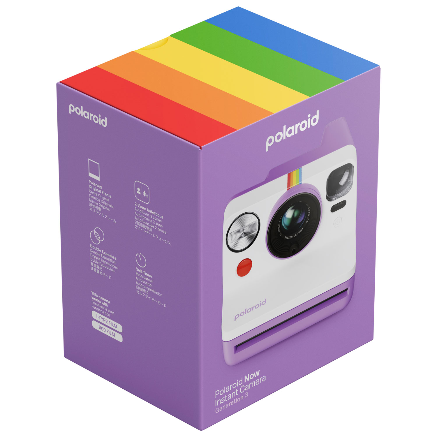 Polaroid Now Gen3 Instant Camera - Purple