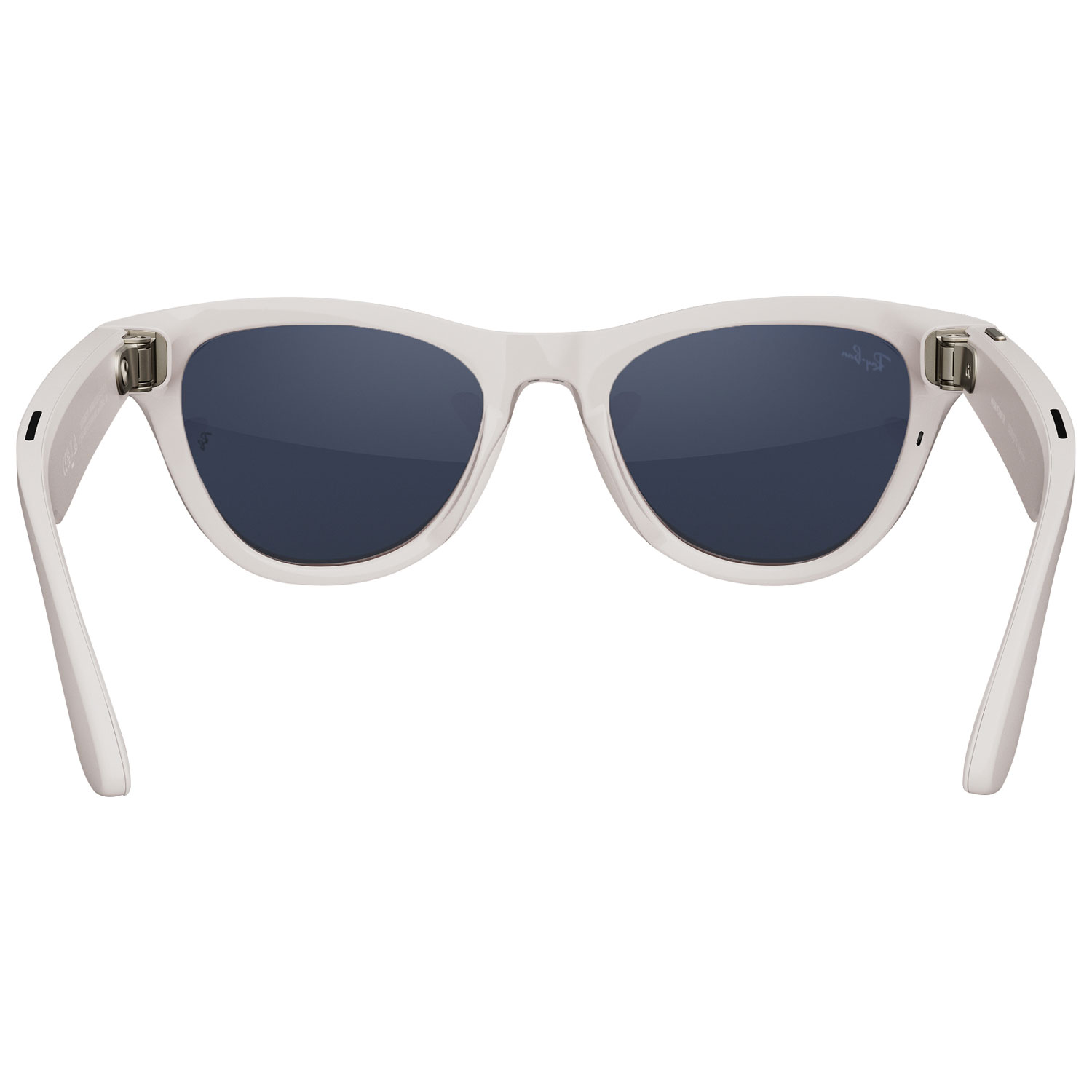 Lunettes Skyler de Ray-Ban | Meta avec IA, photo, vidéo, audio et messagerie - Gris poudré brillant/Transitions