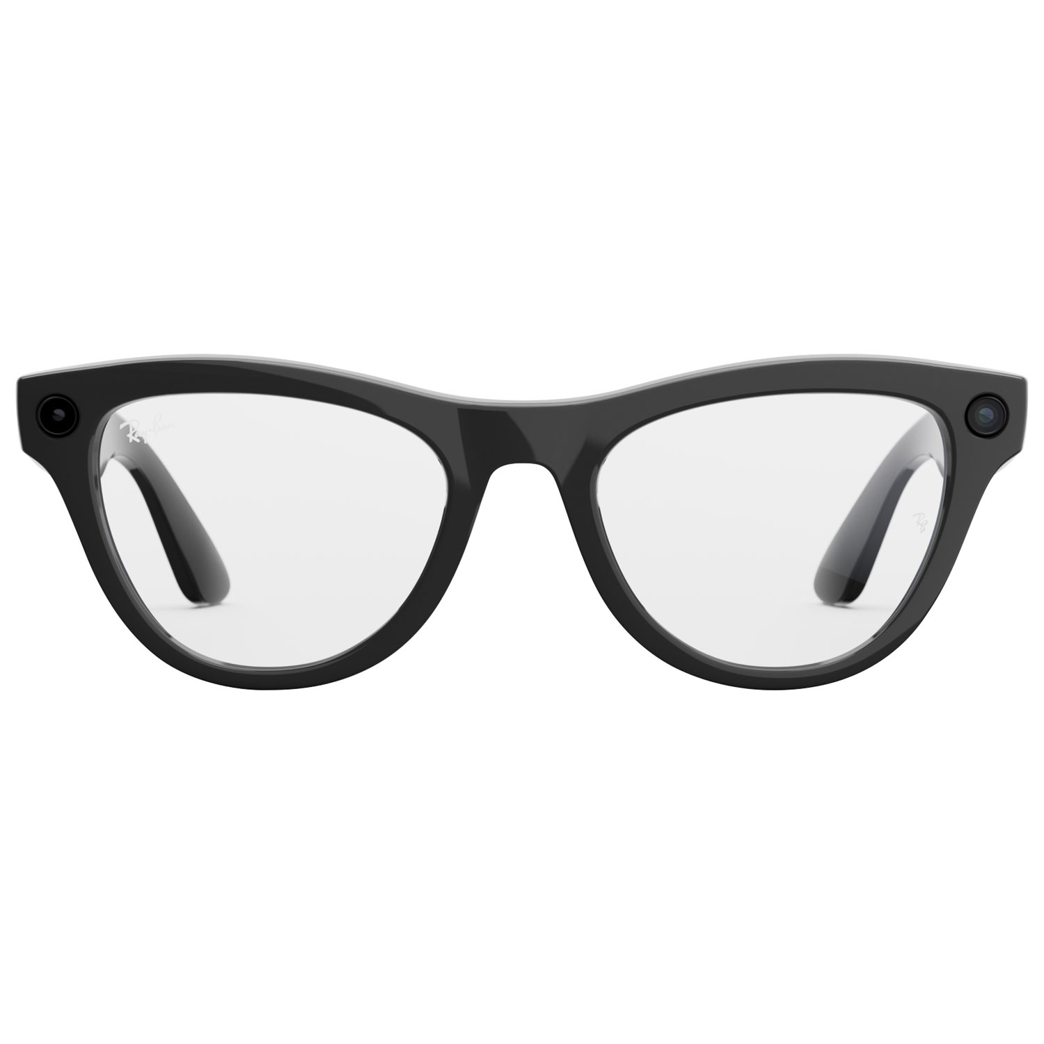 Ray-Ban | Meta Skyler Glasses with AI, Photo, Video, Audio & Messaging - Shiny Black/Clear
