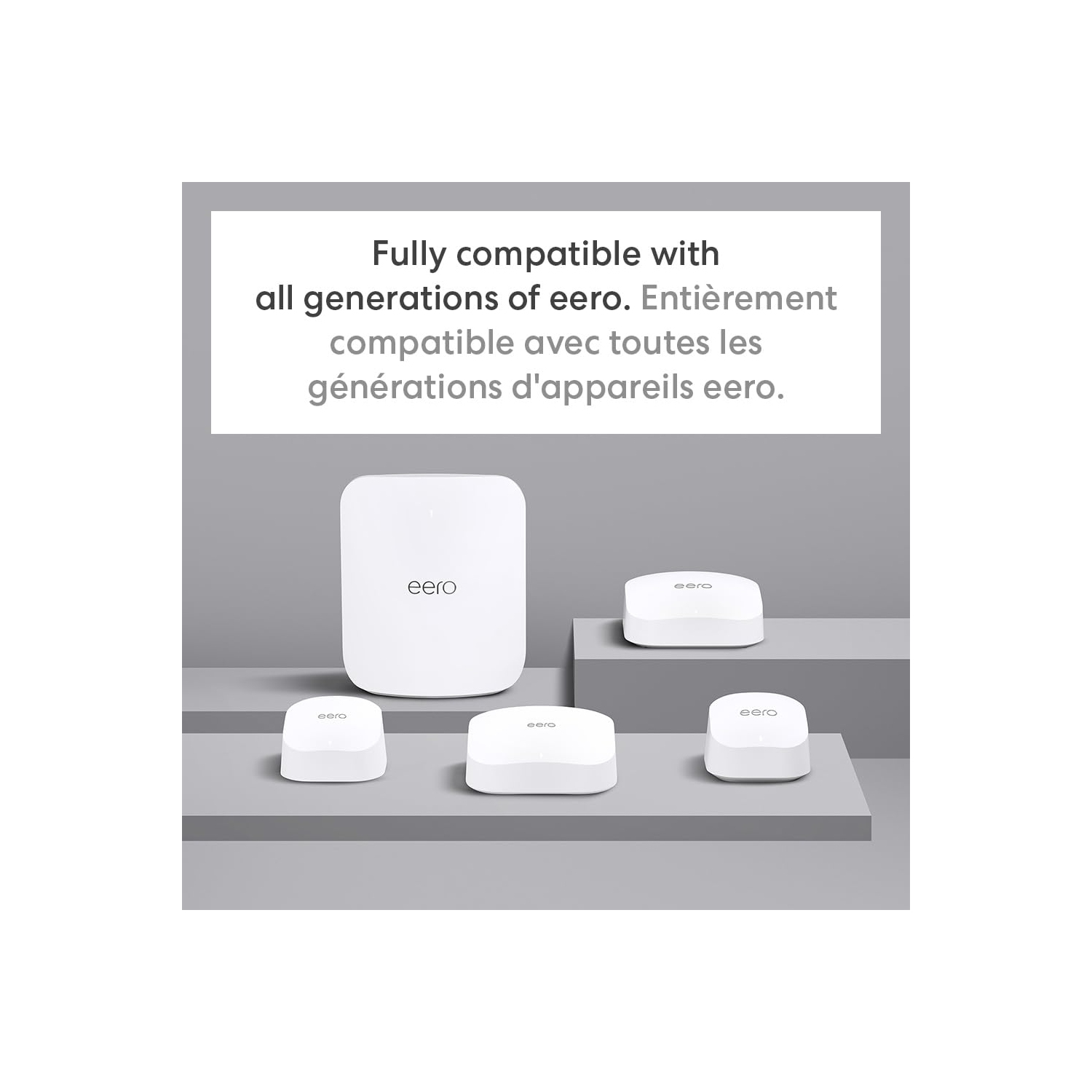 Routeur Wi-Fi 7 maison intégrale maillé bibande 7 d'Eero