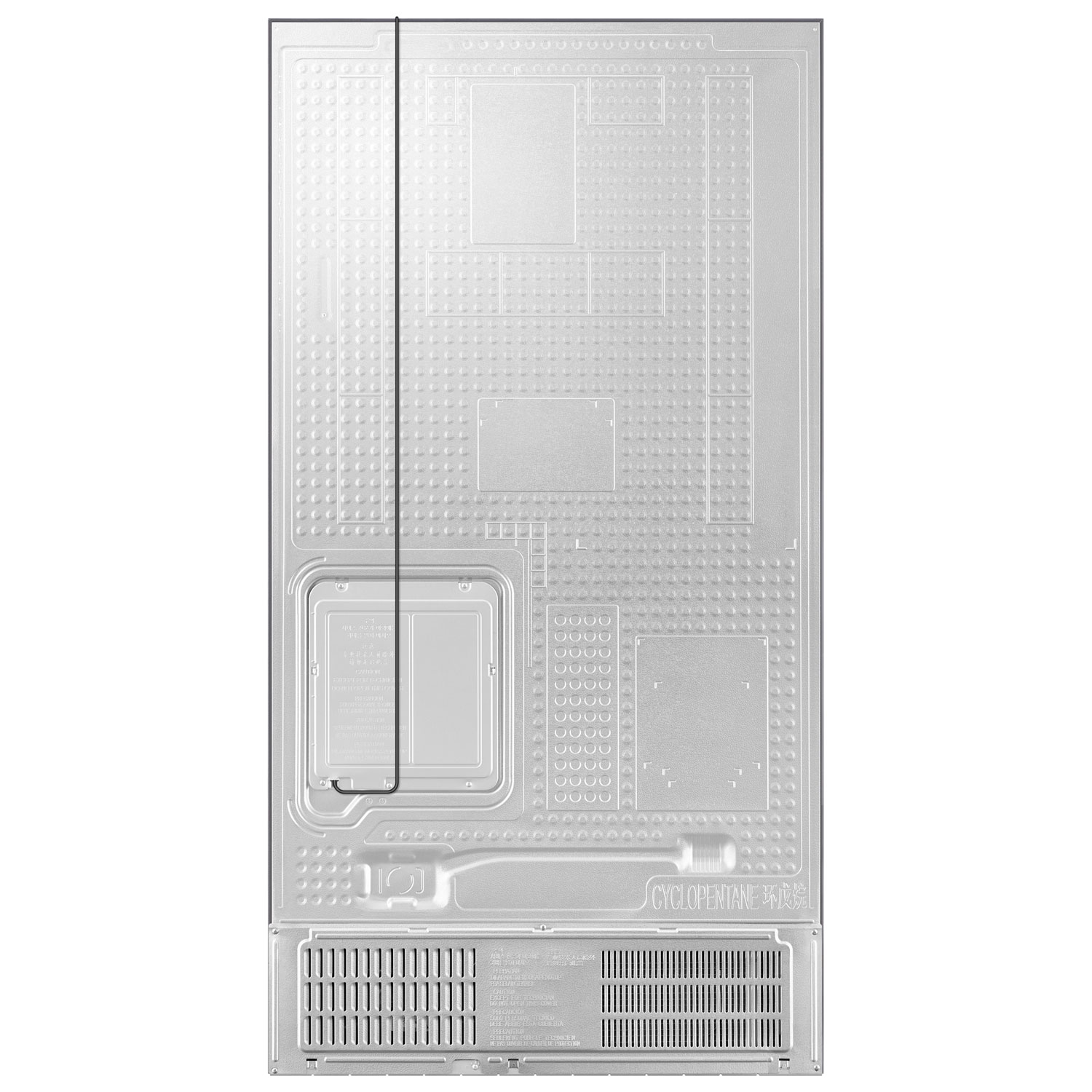 Réfrigérateur à congélateur juxtaposé 20 pi³ 36 po de Samsung - Aspect acier inoxydable