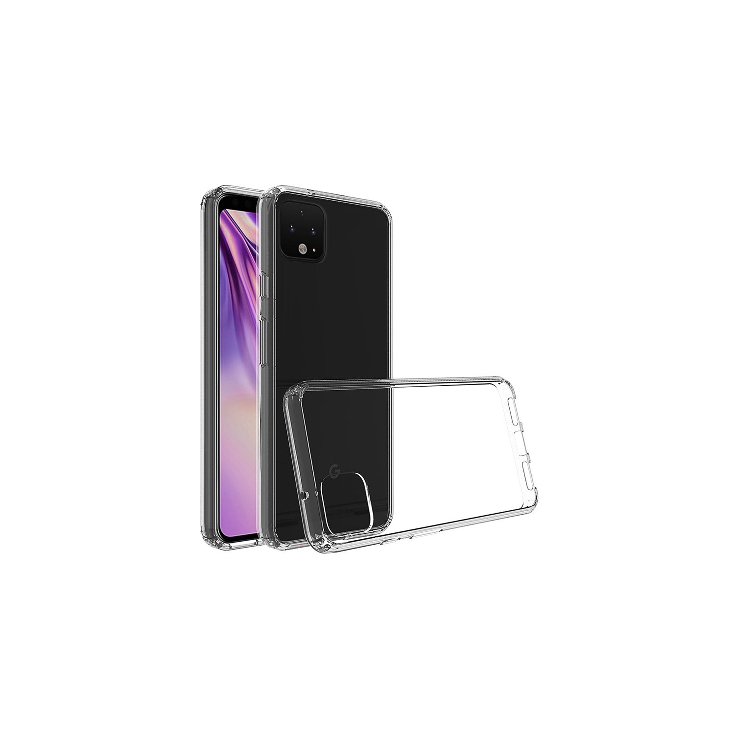 PANDACO Acrylic Hard Clear Case for Google Pixel 4