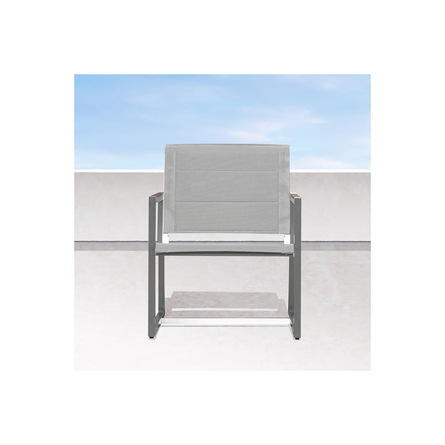 Krikacy – Chaise suspendue d'extérieur en teck d'acier inoxydable, meubles résistants aux intempéries, moderne, argenté