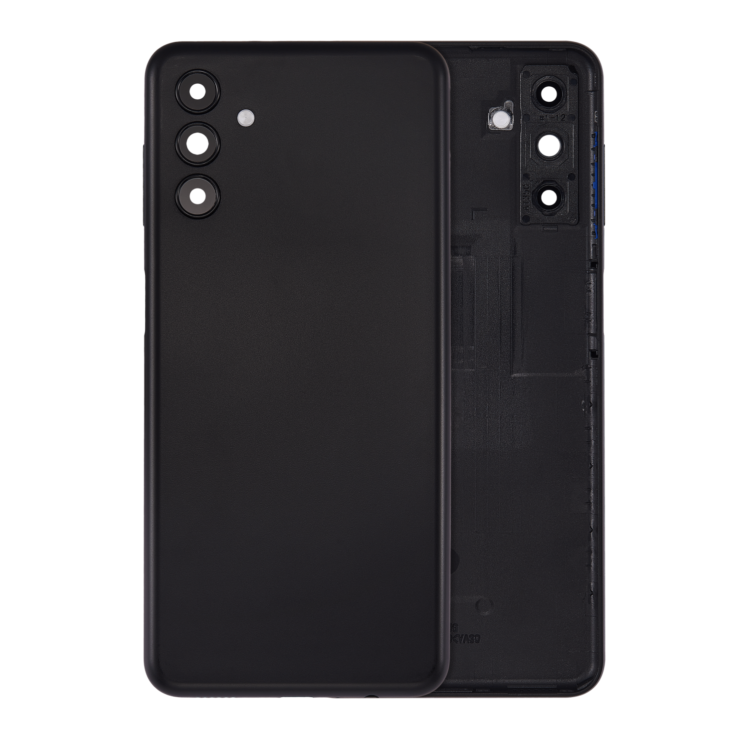 Replacement Back Cover Glass With Camera Lens Compatible With Samsung Galaxy A13 5G (A136 / 2021) (Service Pack) (Black)