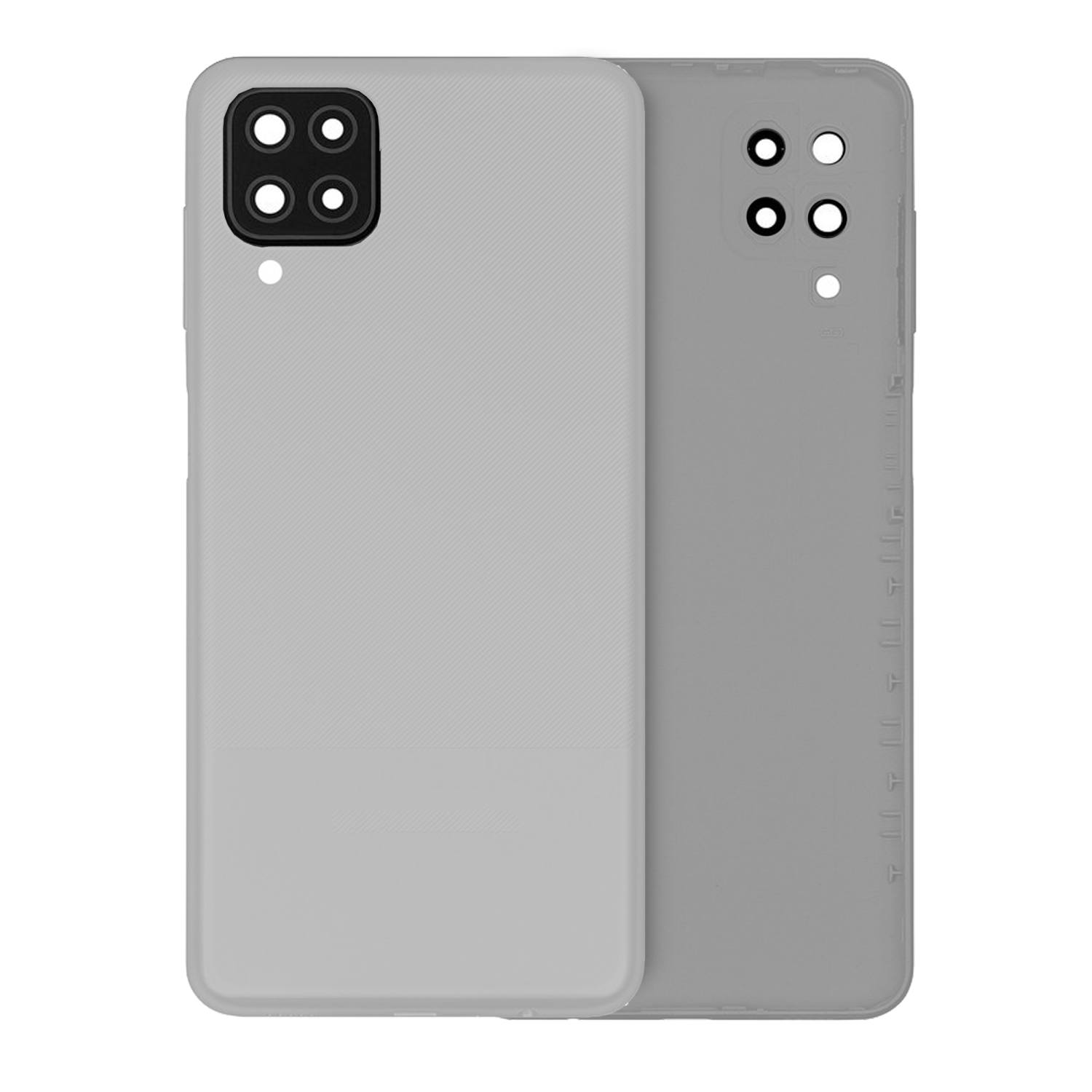 Replacement Back Cover Glass With Camera Lens Compatible With Samsung Galaxy A12 (A125 / 2020) (Service Pack) (White)