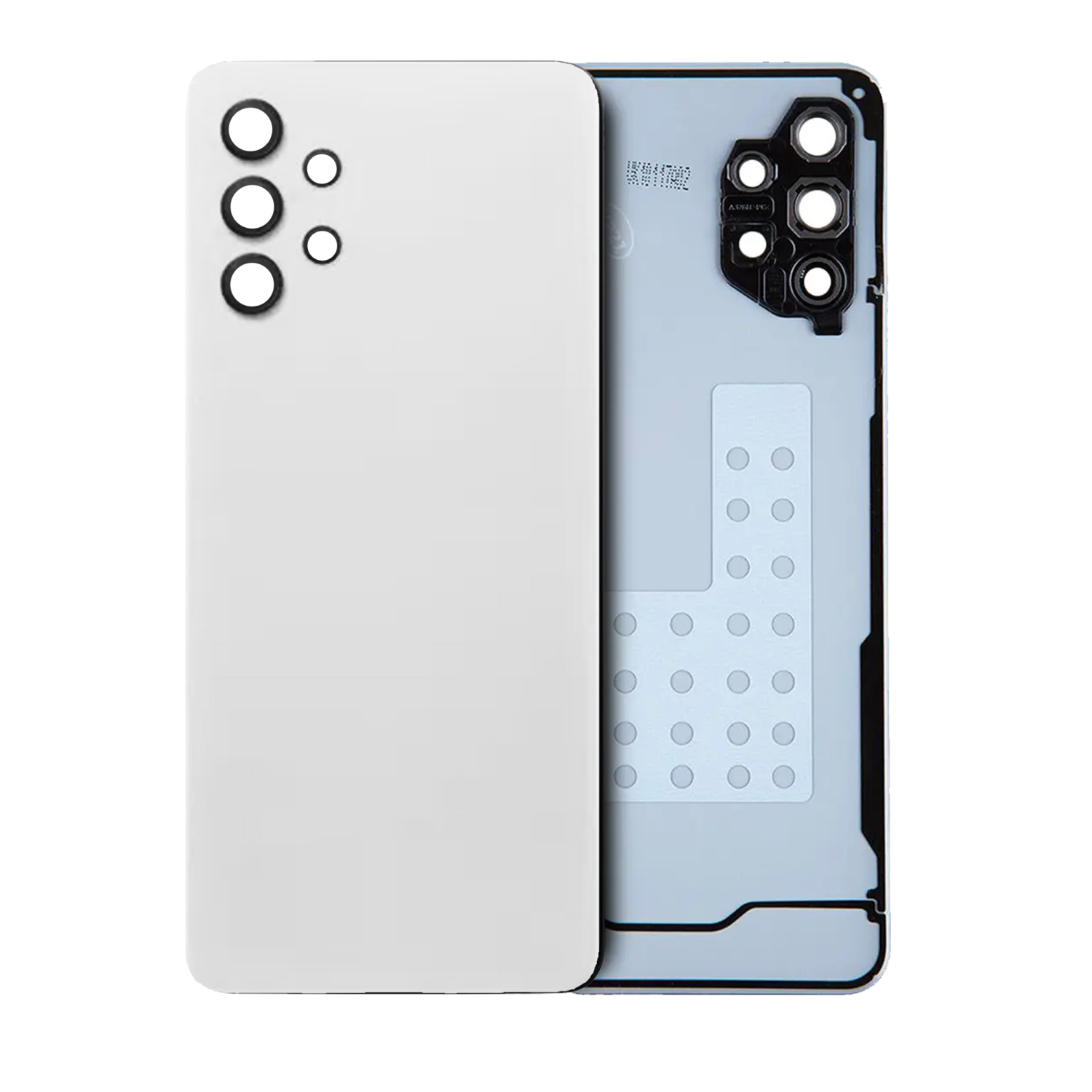 Replacement Back Cover Glass With Camera Lens For Samsung Galaxy A32 5G (A326 / 2021) (Service Pack) (Awesome White)