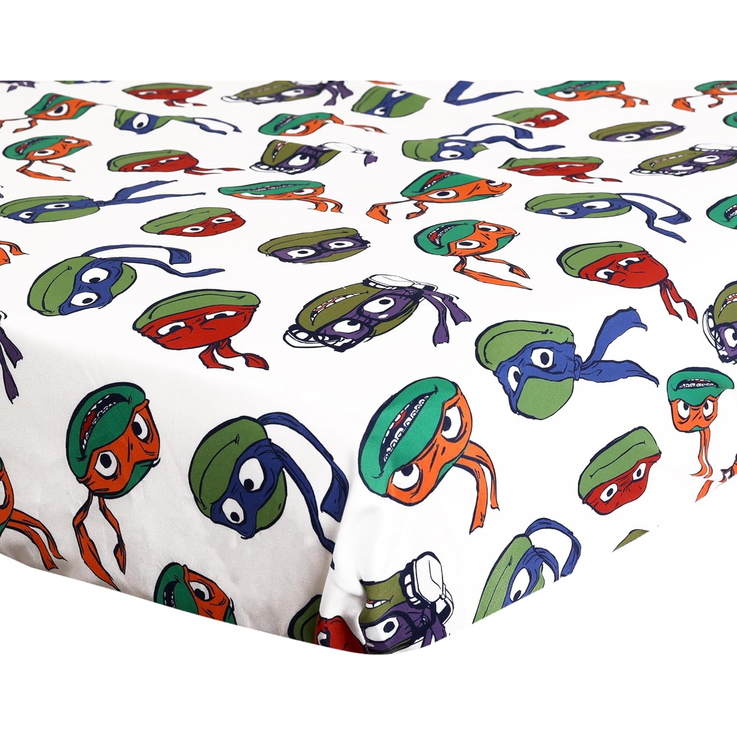 Ensemble de draps 3 pièces pour enfants Tortues Ninja de Teenage Mutant – Couvre-lit, drap-housse et taie d'oreiller