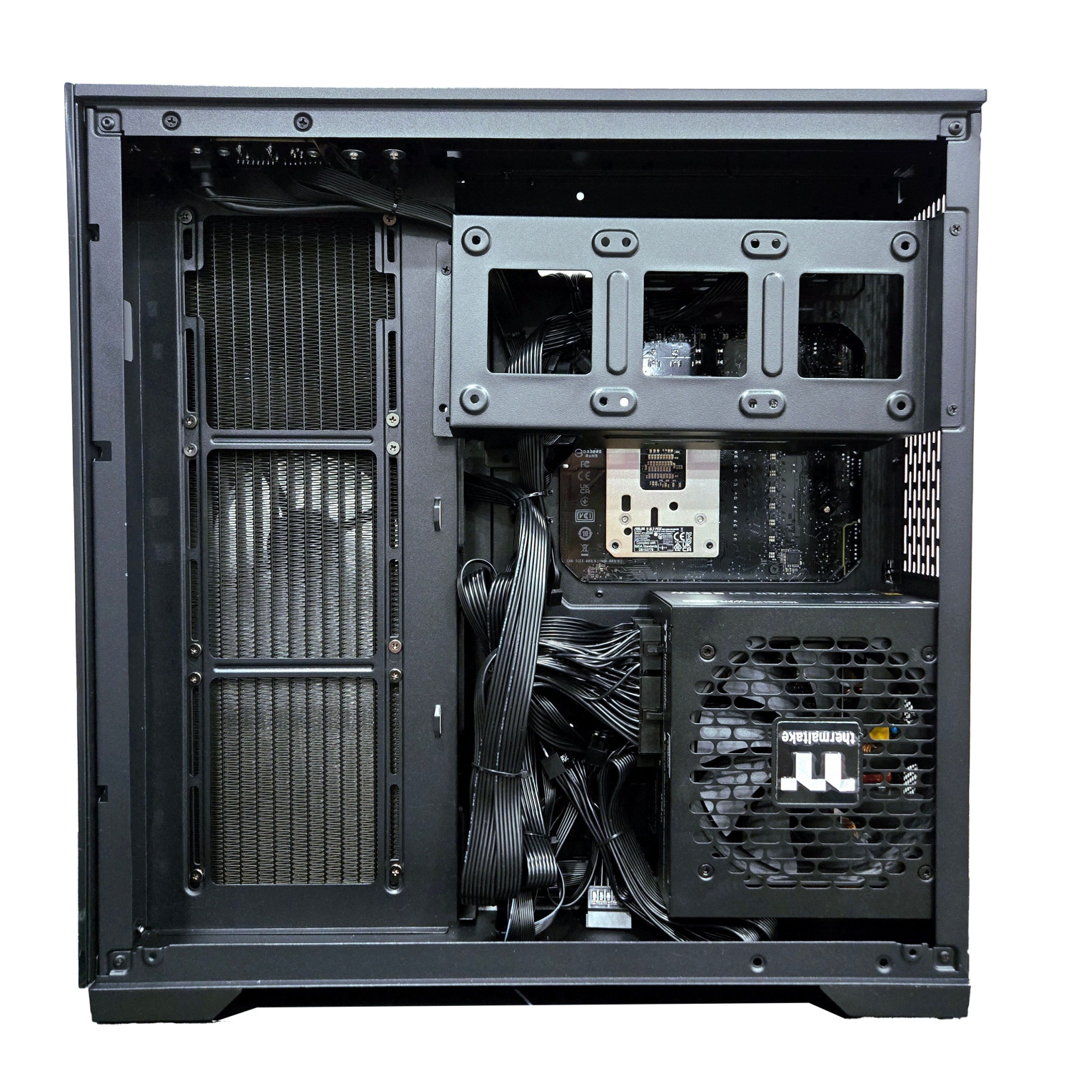 FunHei Tech Gaming PC, AMD Ryzen 7 9800X3D 8-Core Processor, RTX 5070, 64GB DDR5 RAM, 4TB SSD, WiFi & Bluetooth, Win11 Pro, Black