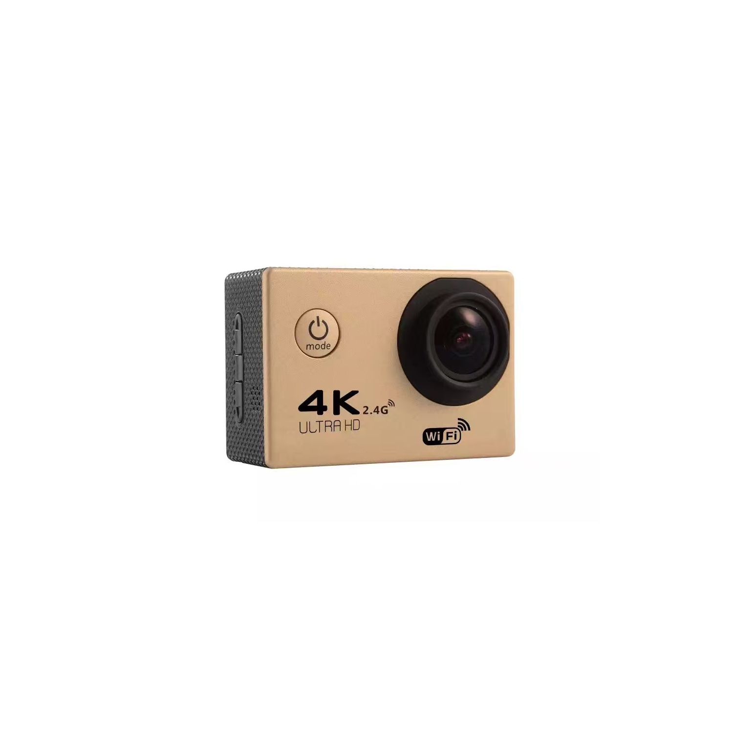 Mini 4K Sports Camera - 12MP, WiFi Control, Multiple Shooting Modes, 30M Waterproof for Adventures(gold)
