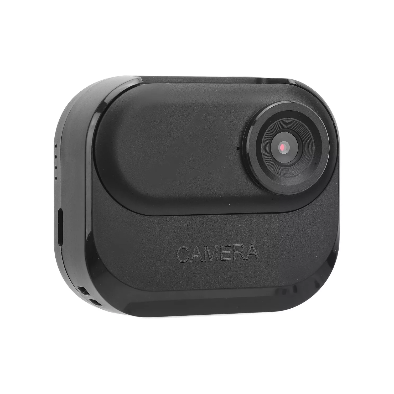 1080P Waterproof Thumb Action Camera with 128GB Card - 140 Min Battery, Mountable for Sports & Vlogging（black）