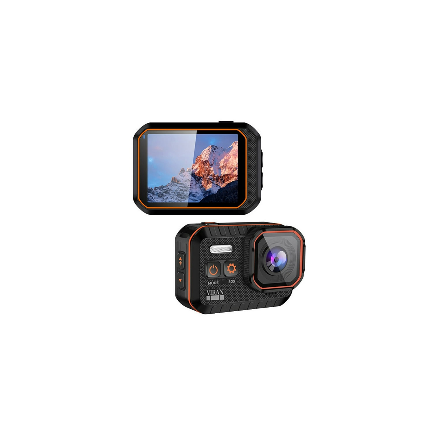 Black 4K Professional Action Camera – 20 megapixels, WiFi, UHD video