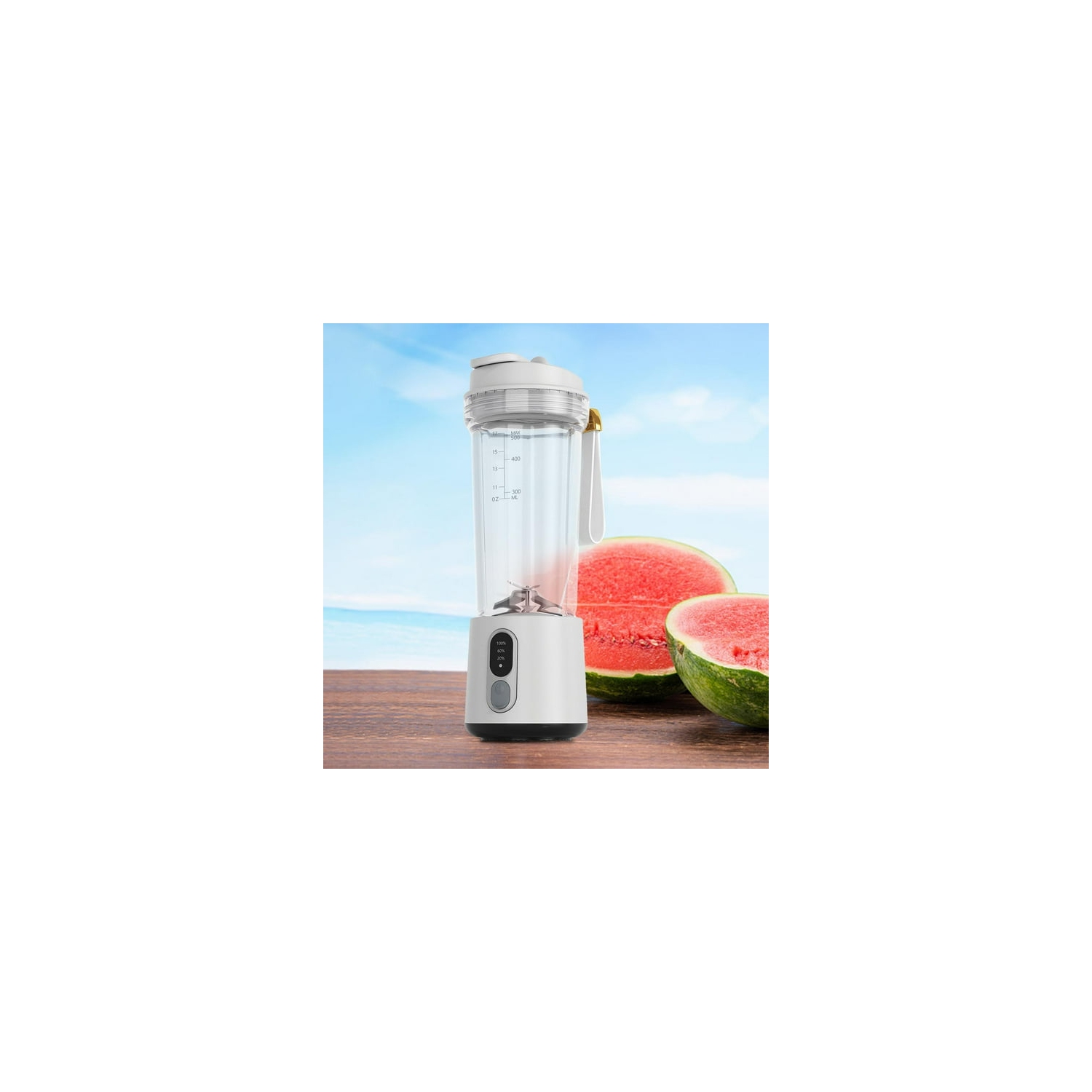 Portable blender mixer juicer cup smoothie fruit milkshake food blender fruit White