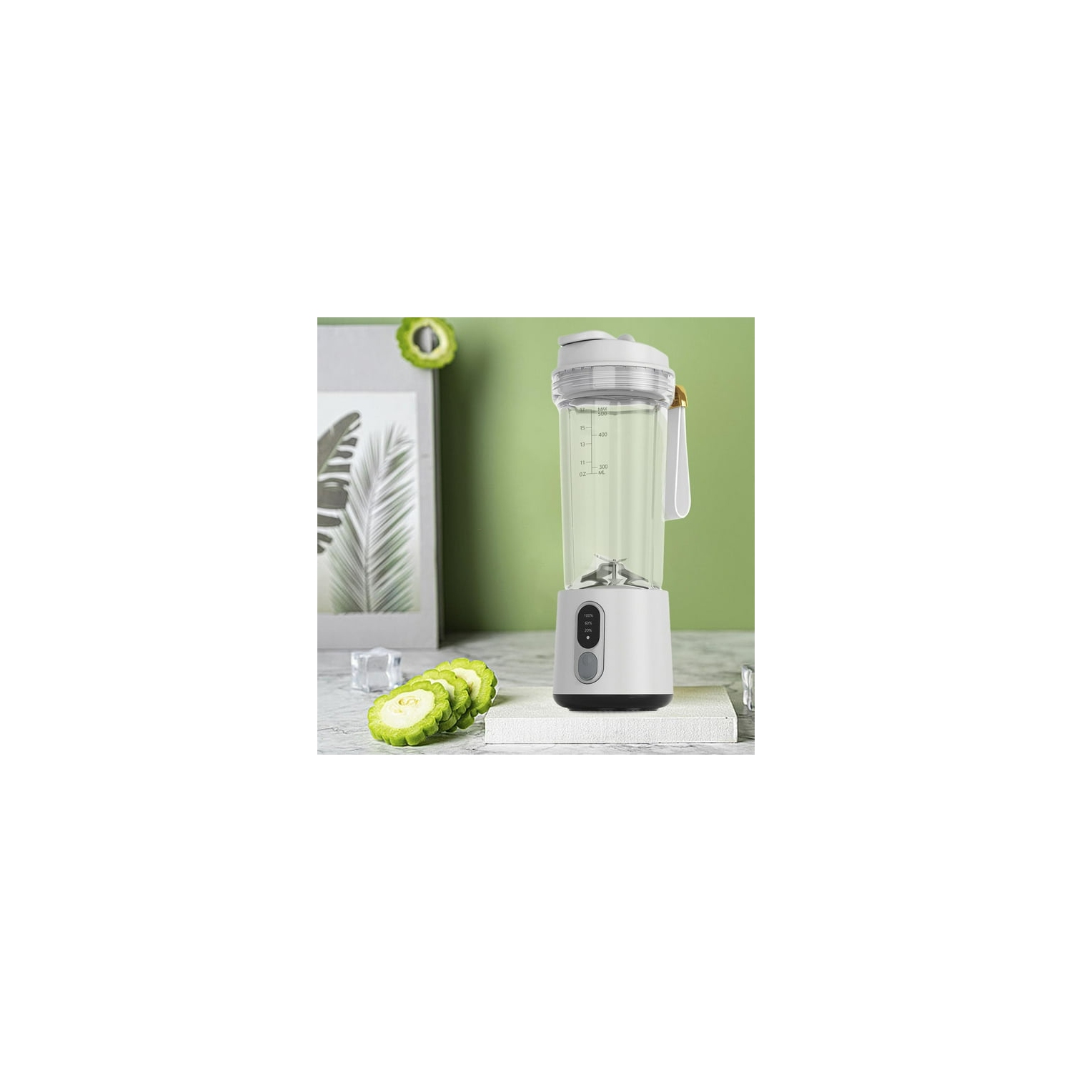 Portable blender mixer juicer cup smoothie fruit milkshake food blender fruit White