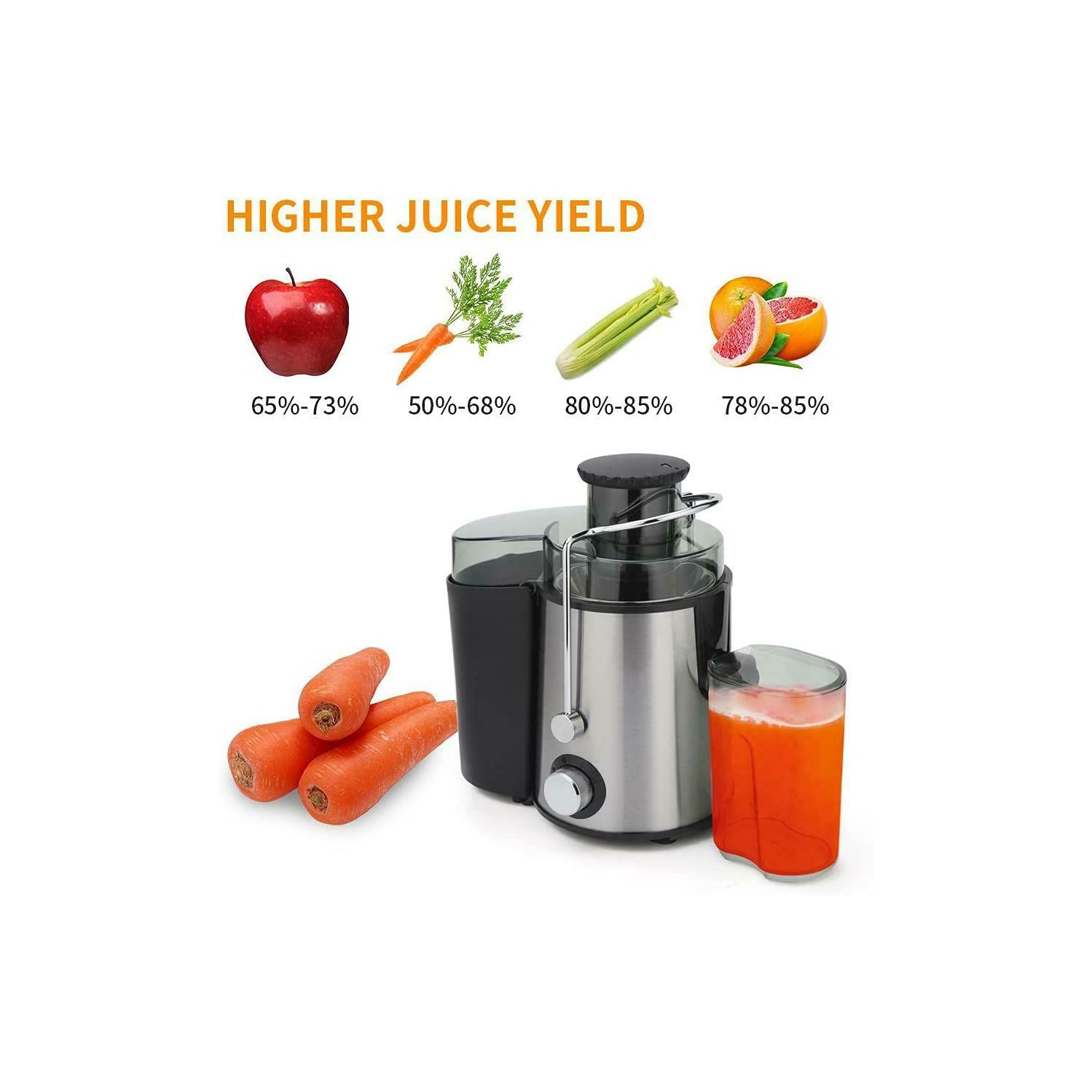 Juicer household residue juice separation juicer freshly squeezed fruits and vegetables filter-free automatic orange juice machine