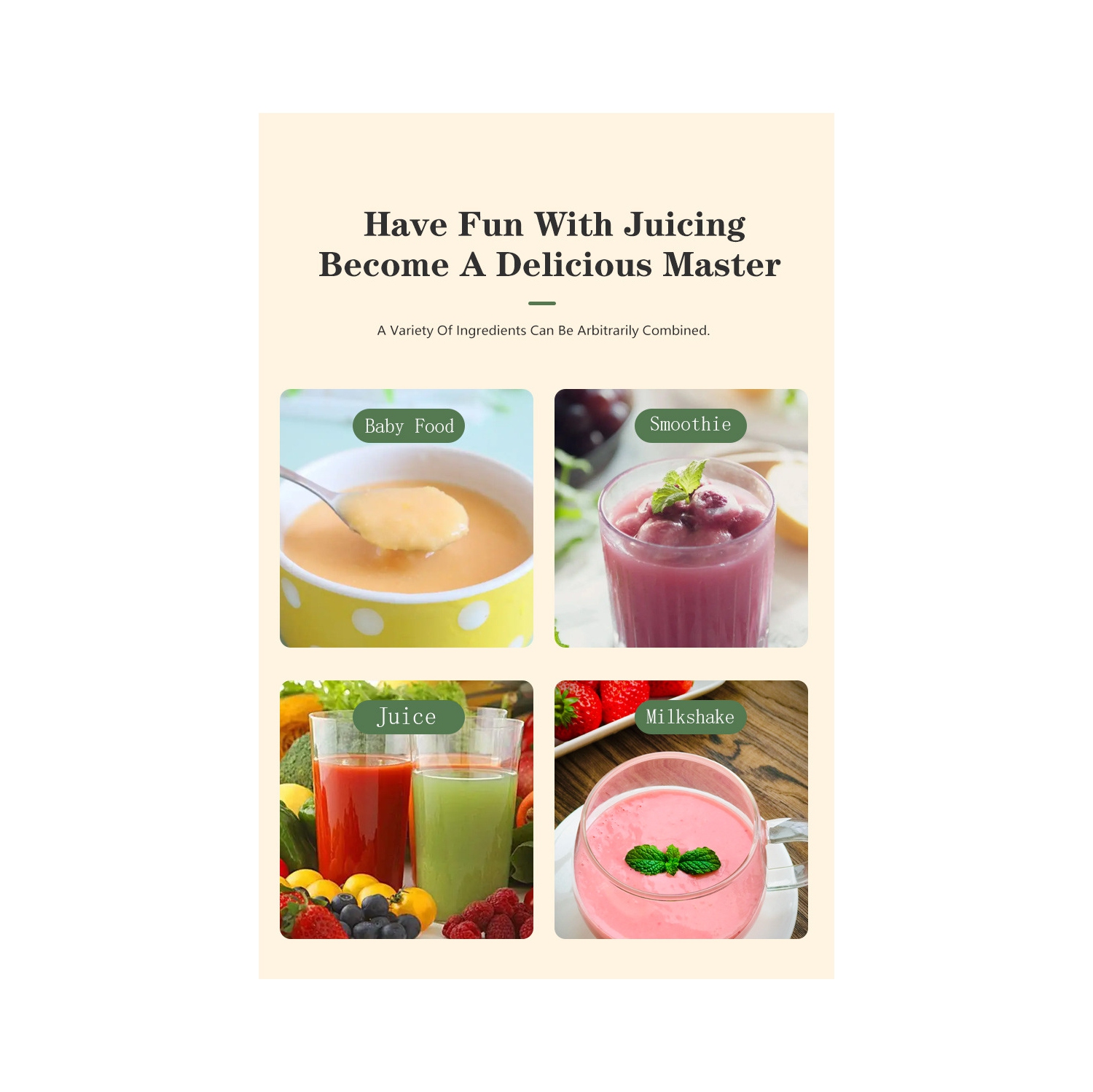 Centrifugeuse portative Extracteur électrique petit concasseur de glaçons portatif multifonction