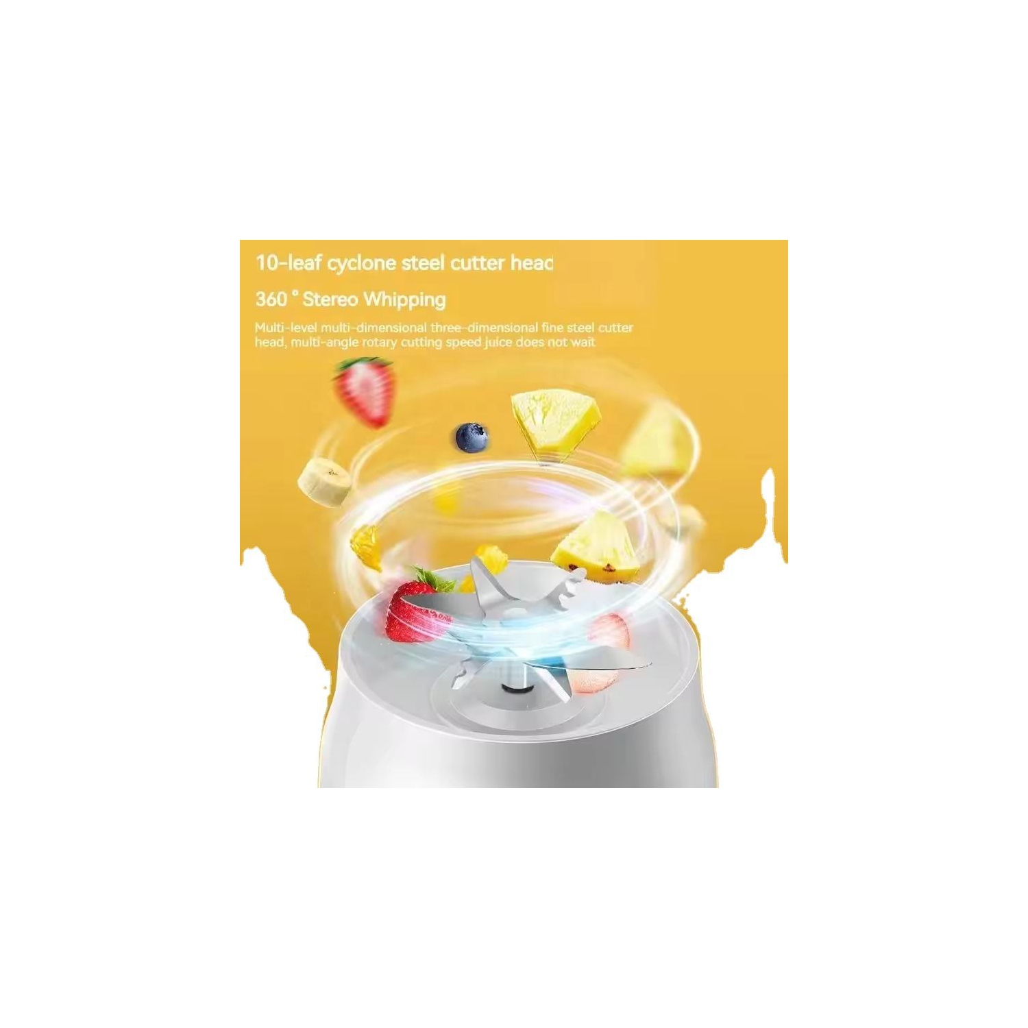 Petit supplément alimentaire rechargeable portatif broyant de la glace Appareil ménager Extracteur de jus Tasse multifonction Extracteur de jus