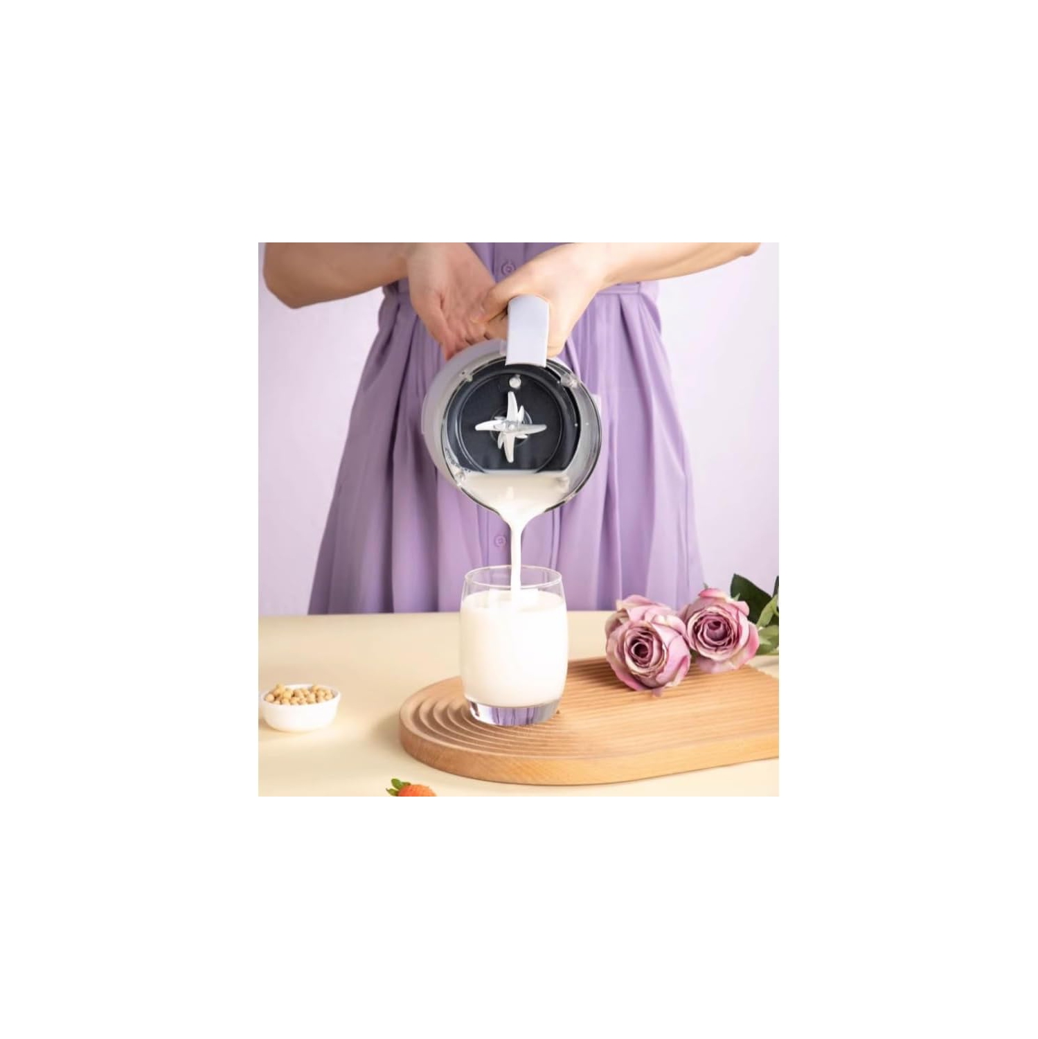 Fully automatic mini multi-function food processor intelligent filter-free heating wall breaker juicer