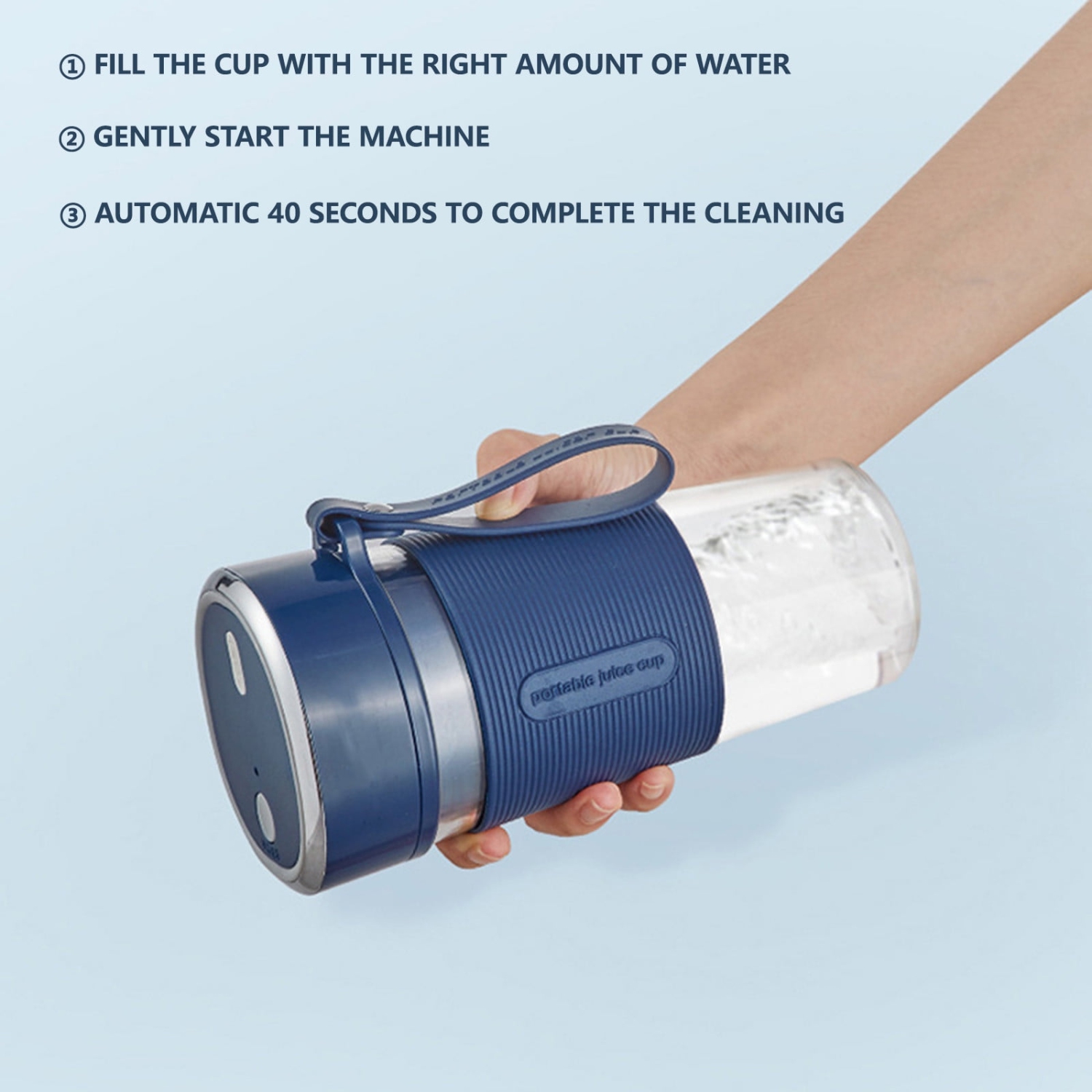 Portable Blender Electric Fruit Blender Small Rechargeable USB Charging Juicer