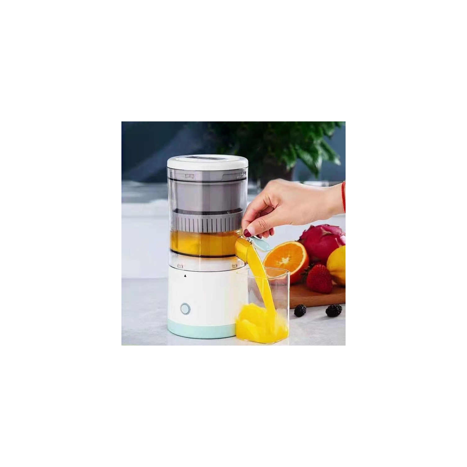 Centrifugeuse Home Juicer Extracteur à jus portatif séparé Mini mélangeur multifonction - Vert