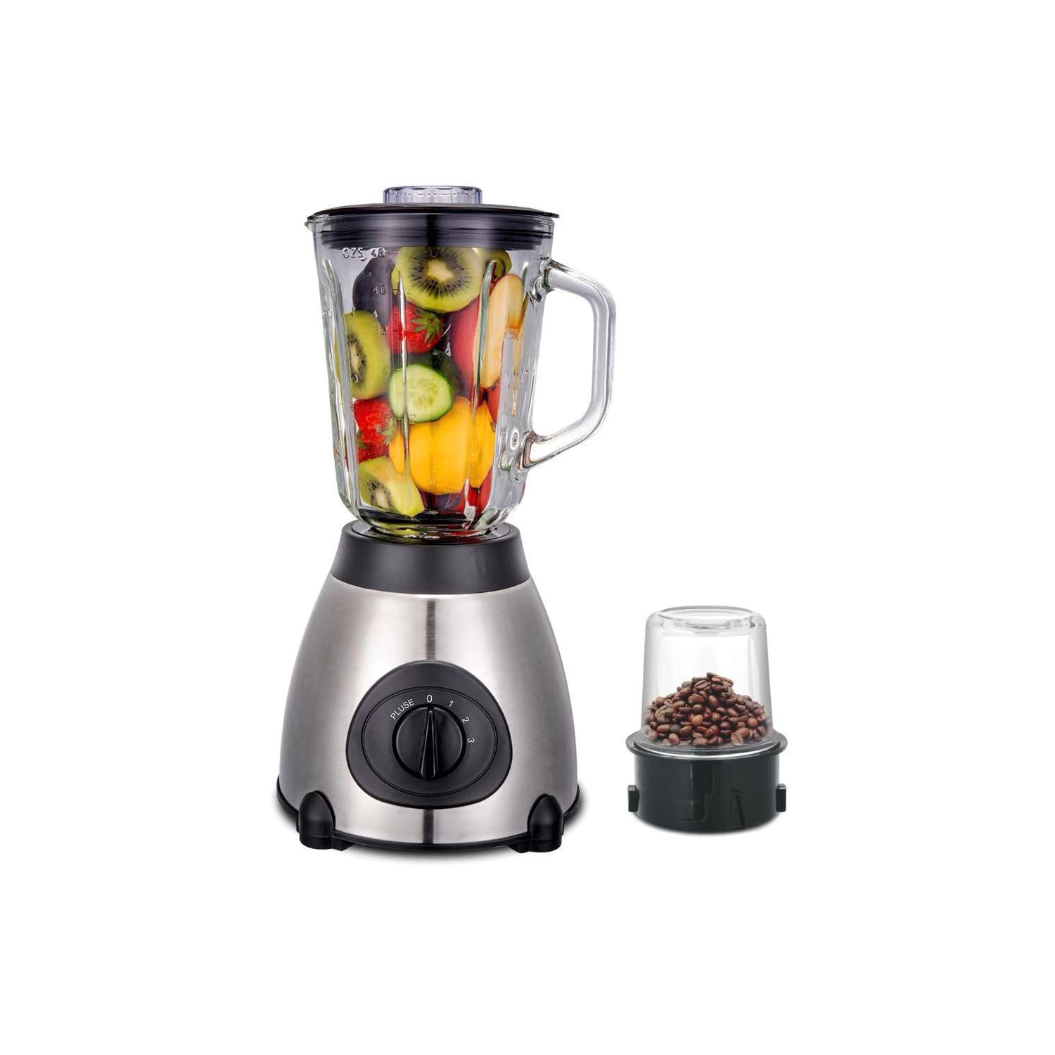 Stainless Steel Glass Grinder Multifunctional Home Kitchen Appliance Electric Fruit Smoothie Blender Food Juicer and Blender