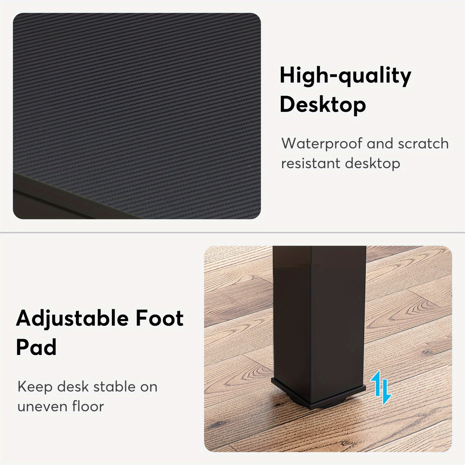 Lantine – Bureau à domicile pour 2 personnes, bureau d'ordinateur très long de 78,7 po, double poste de travail pour bureau à domicile,