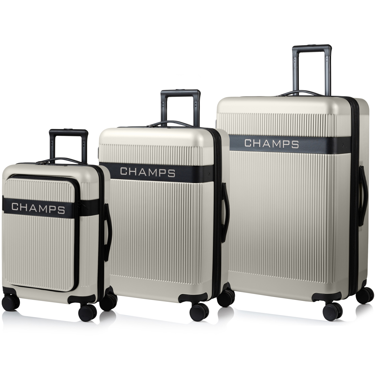 CHAMPS Onyx II 3-Piece Luggage Set-Ivory