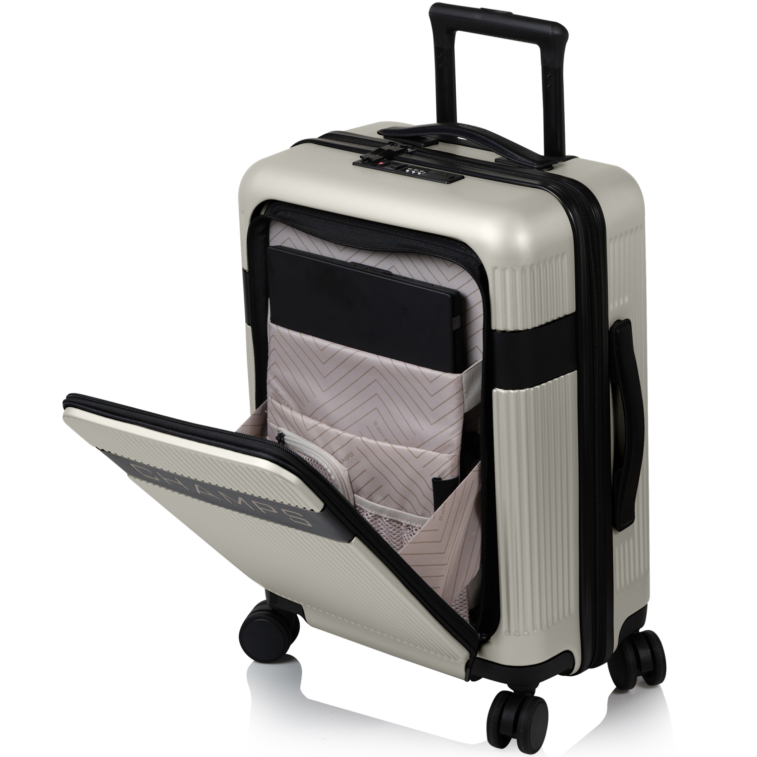 CHAMPS Onyx II 3-Piece Luggage Set-Ivory